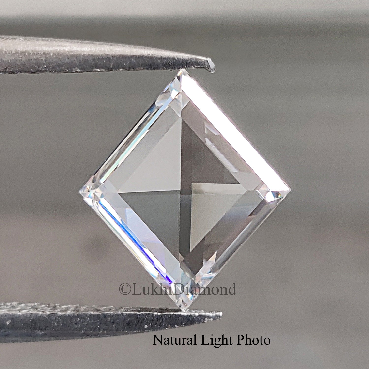 0.88 CT IGI Certified Kite Step Cut Diamond White - E Color VS1 Clarity Lab Grown Diamond Lab Created Kite Diamond Kite CVD Diamond Q170