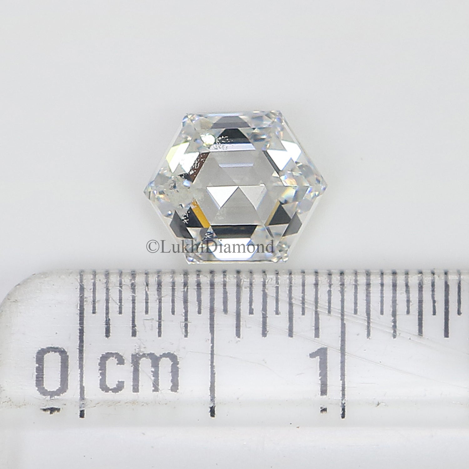 1.01 CT IGI Certified Hexagonal Step Cut Diamond White - D Color VVS2 Clarity Lab Grown Diamond Lab Created Diamond Hexagon CVD Diamond Q191