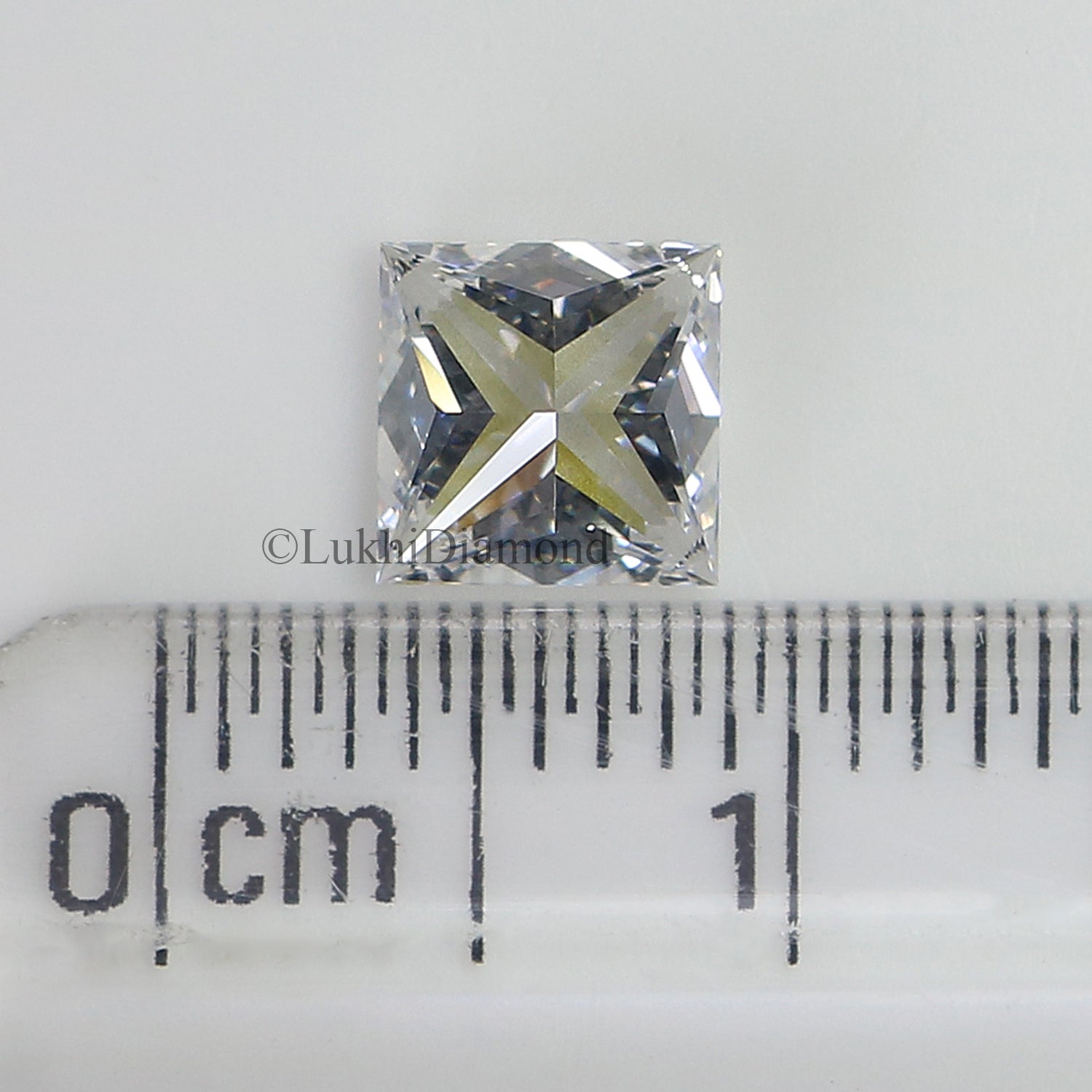 1.04 CT IGI Certified Princess Cut Diamond White - D Color VVS2 Clarity Lab Grown Diamond Lab Created Princess Diamond CVD Diamond L3210