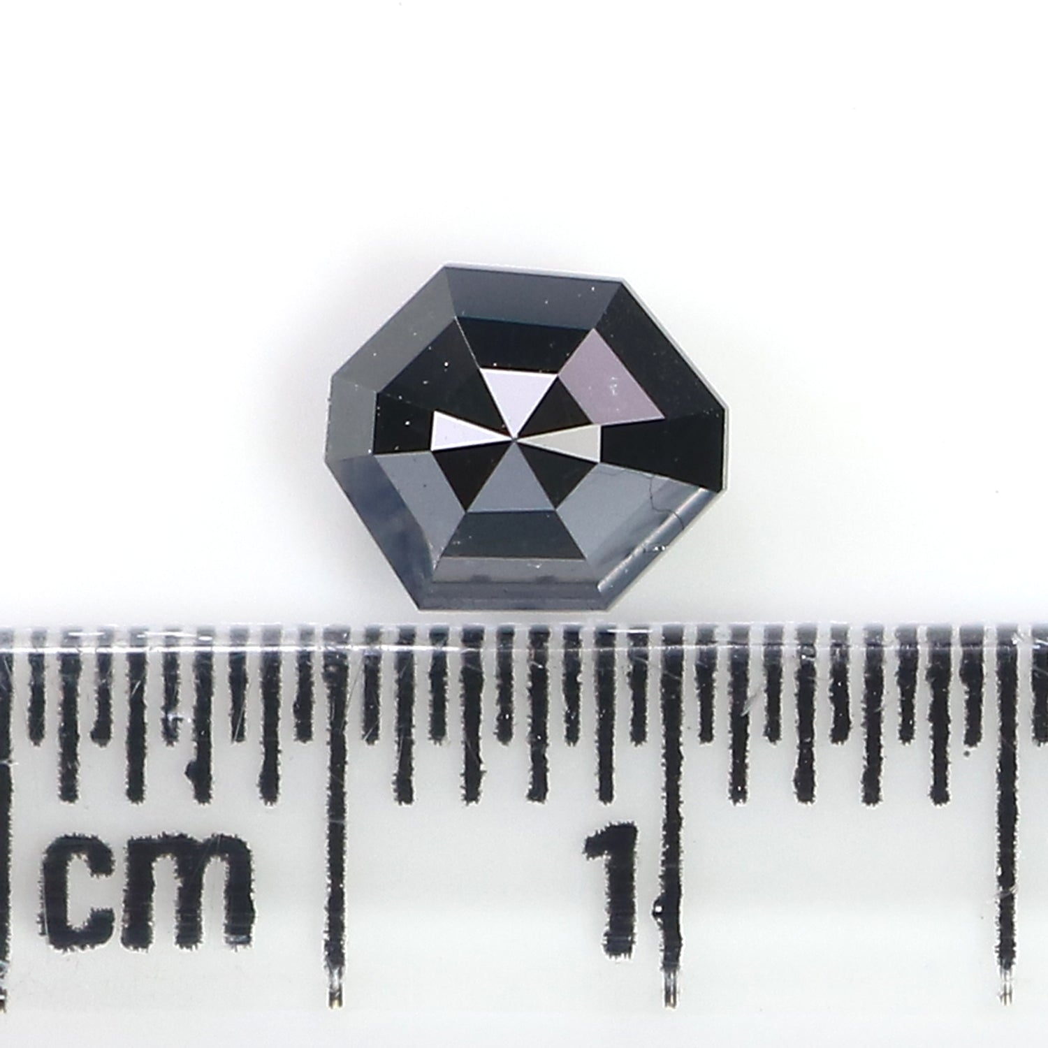 Natural Loose Octagon Diamond, Black Color Octagon Diamond, Natural Loose Diamond, Octagon Rose Cut Diamond, 0.75 CT Octagon Shape L9762