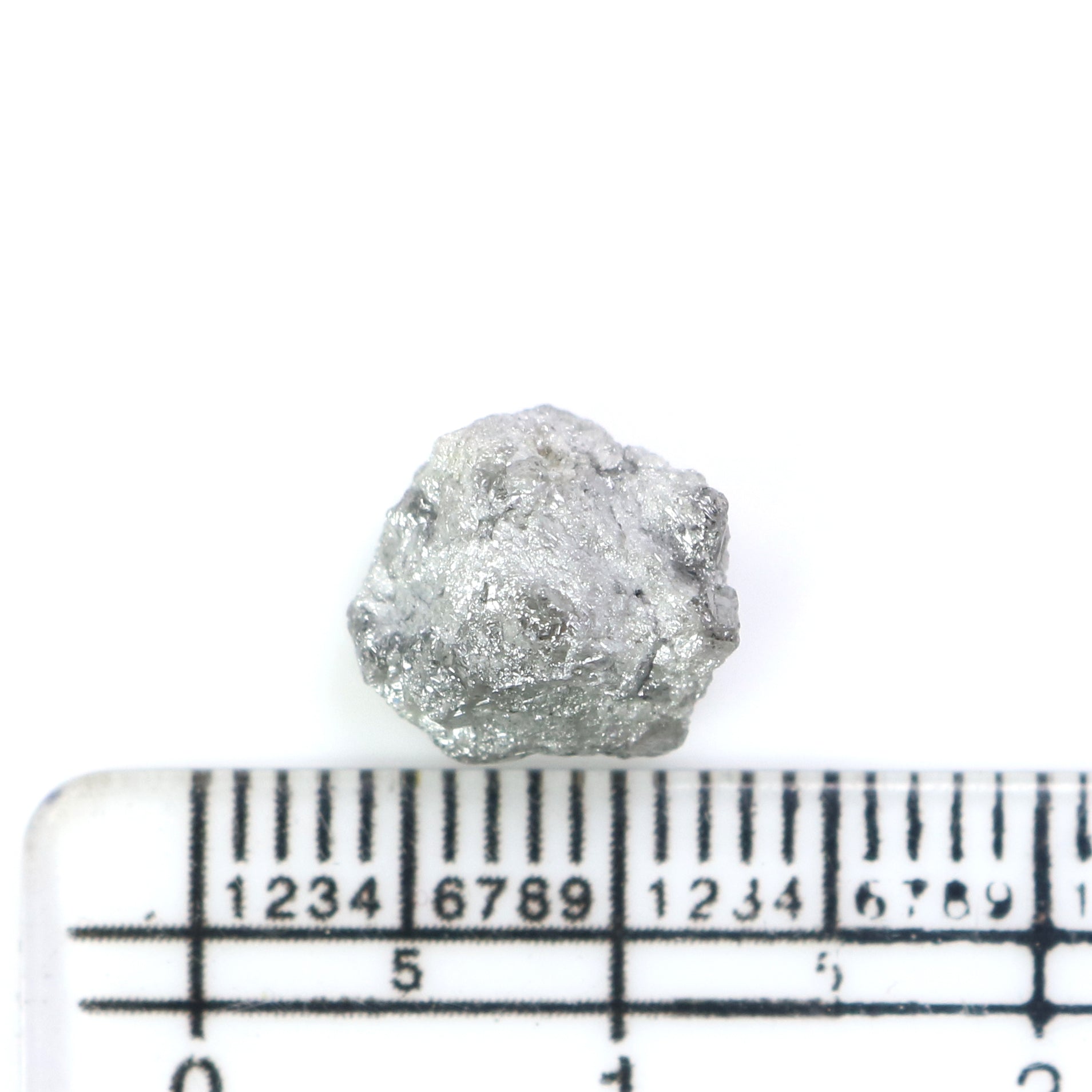 4.16 CT Natural Loose Rough Shape Diamond Grey Color Rough Cut Diamond 10.05 MM Natural Loose Grey Color Rough Irregular Cut Diamond KQ2656