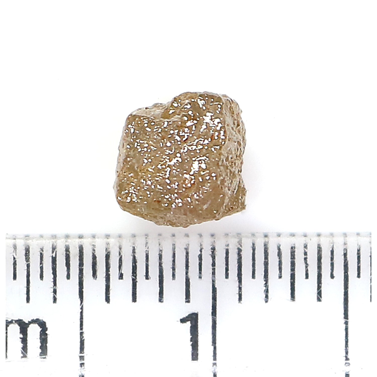 1.16 CT Natural Loose Rough Shape Diamond Yellow Color Rough Diamond 5.55 MM Natural Loose Yellow Color Rough Irregular Cut Diamond KQ1260