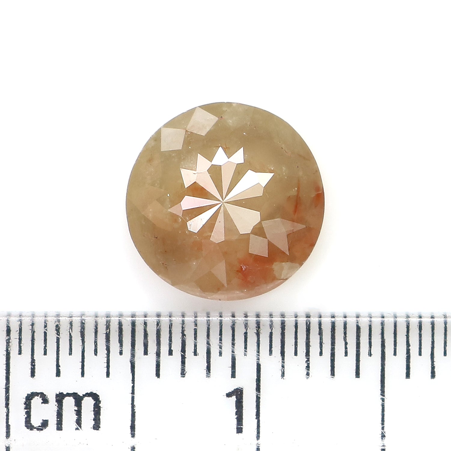 1.62 CT Natural Loose Round Rose Cut Diamond Brown Color Round Cut Diamond 8.00 MM Natural Loose Diamond Round Rose Cut Shape Diamond LQ7962