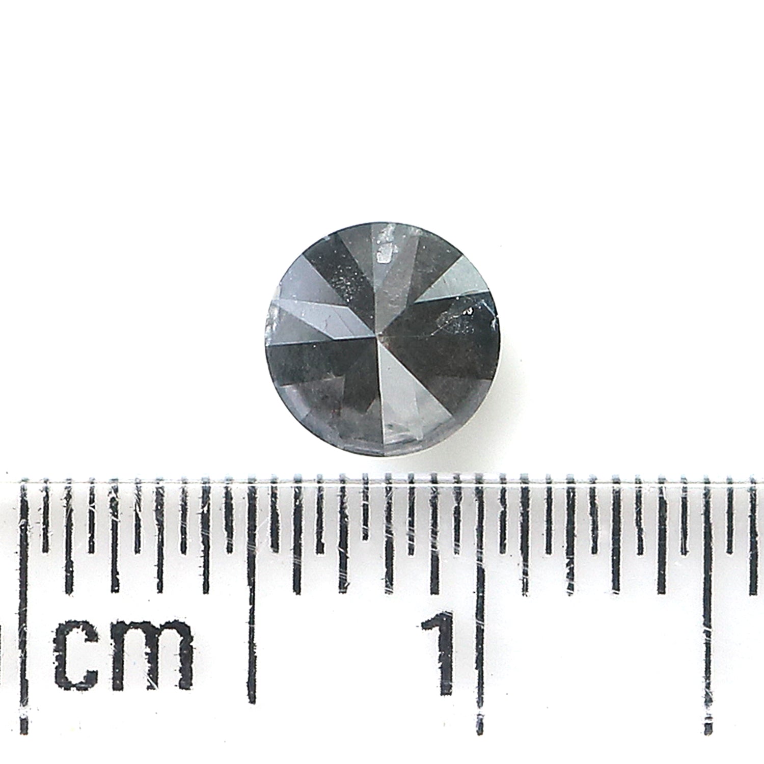 0.62 Ct Natural Loose Round Shape Diamond Black Color Round Cut Diamond 5.10 MM Natural Loose Grey Color Round Brilliant Cut Diamond QK1831