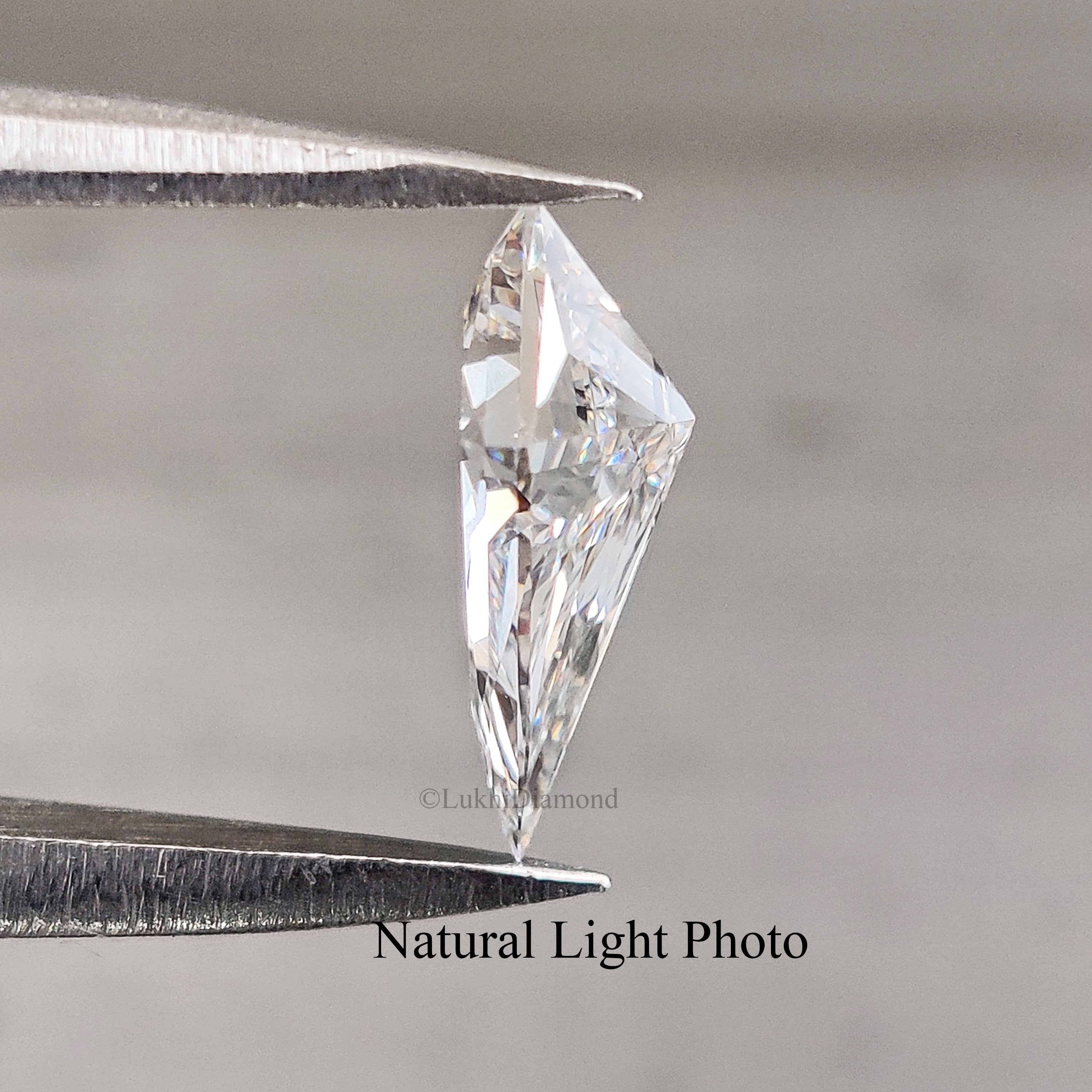 0.65 CT Kite Brilliant Cut White - F Color VS1 Clarity Diamond Lab Grown Diamond Lab Created Kite Loose Diamond Kite CVD Diamond Q166