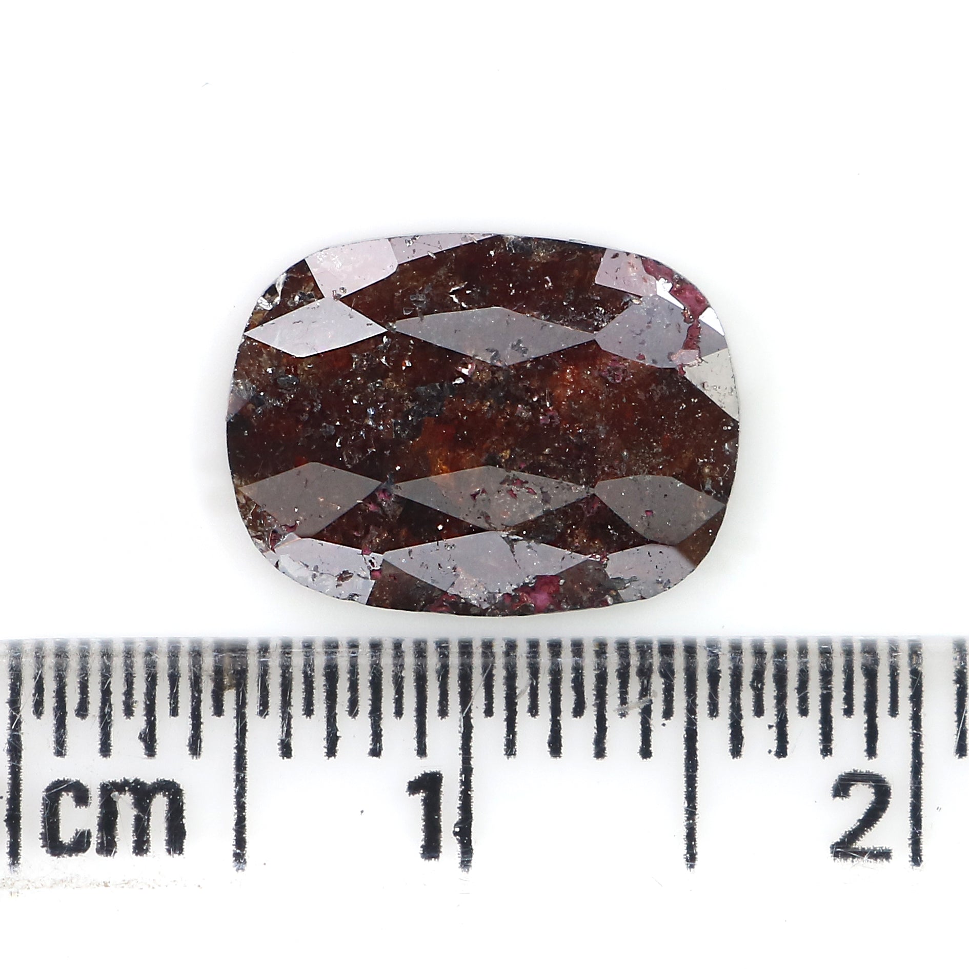 1.83 CT Natural Loose Oval Shape Diamond Brown Color Oval Cut Diamond 11.45 MM Natural Brown Color Diamond Oval Rose Cut Diamond LQ3157