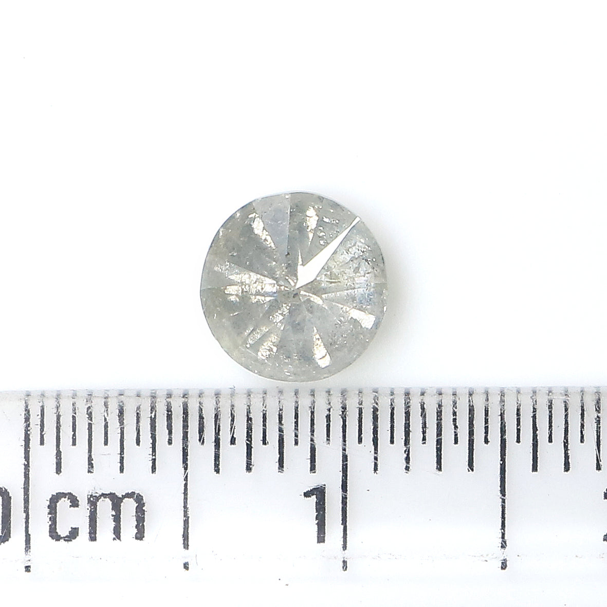 0.96 CT Natural Loose Round Shape Diamond Grey Color Round Cut Diamond 6.00 MM Natural Loose Grey Color Round Brilliant Cut Diamond LQ206