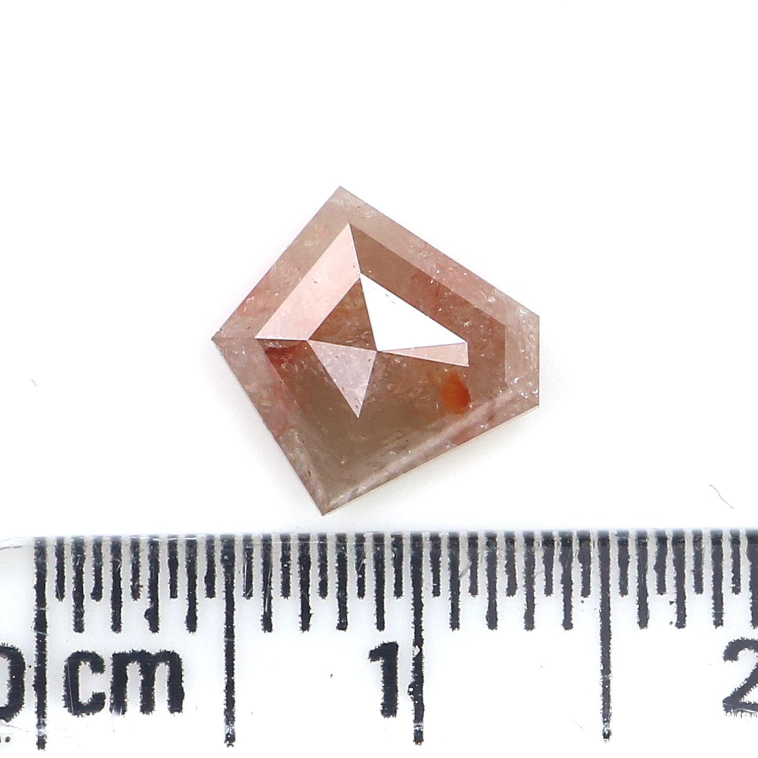 2.01 Ct Natural Loose Pentagon Shape Diamond Brown Color Pentagon Diamond 8.80 MM Natural Loose Diamond Brown Pentagon Cut Diamond LQ9933