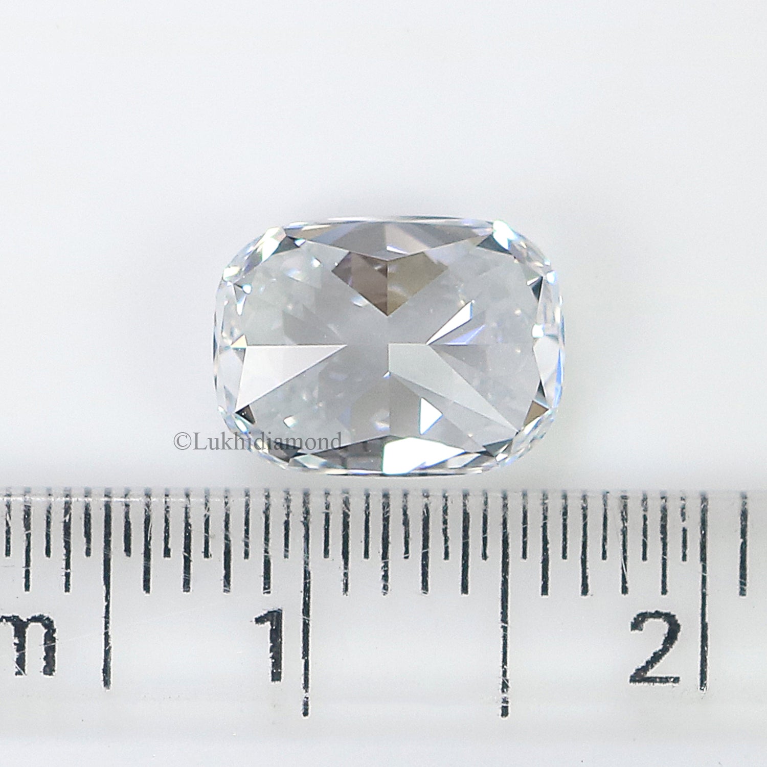 2.20 CT IGI Certified Cushion Brilliant Cut Diamond White - F Color VVS2 Clarity Lab Grown Diamond Lab Created Cushion CVD Diamond L3231