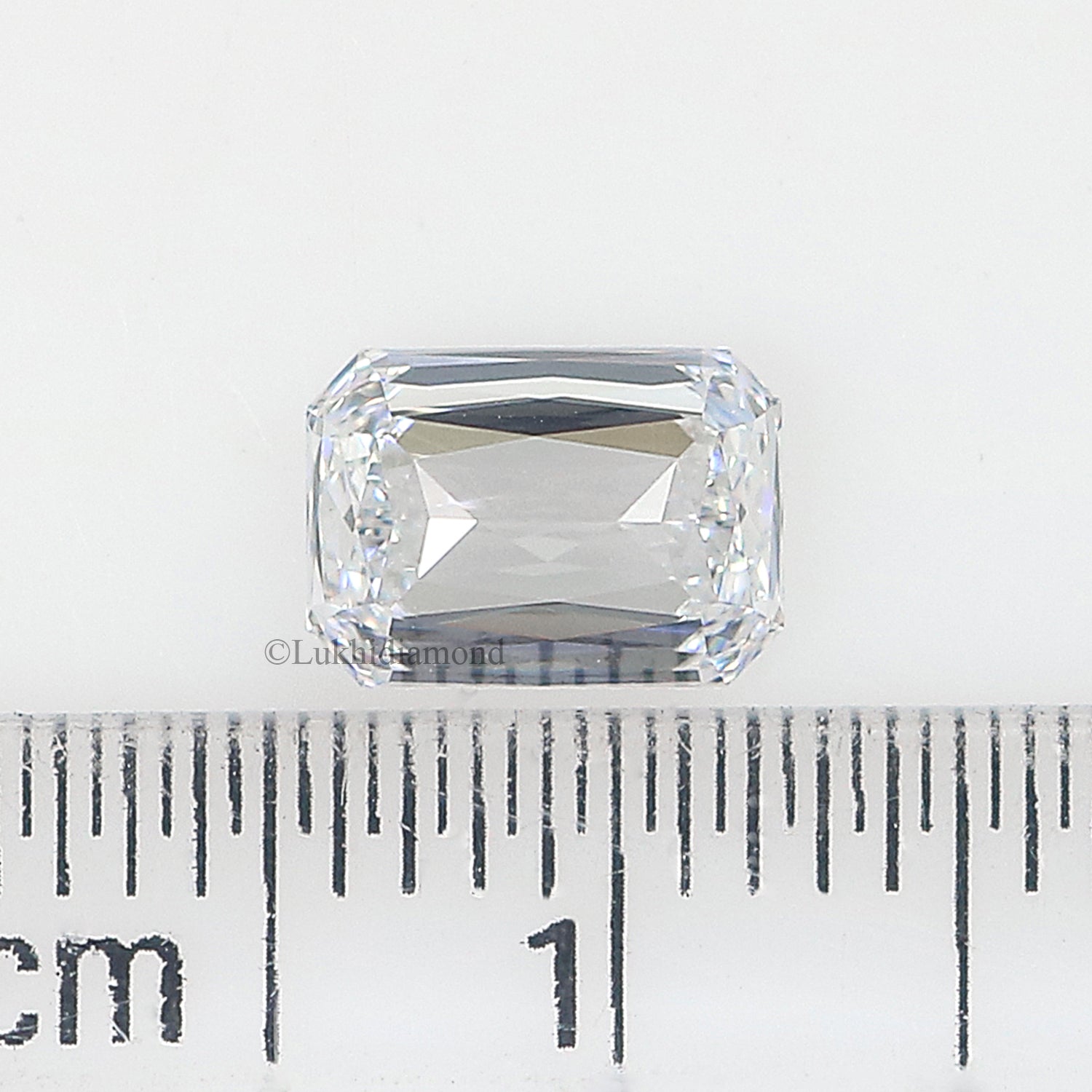 1.06 CT IGI Certified Cut Cornered Rectangular Mixed Cut Diamond White - D Color VVS2 Clarity Lab Grown Diamond Lab Created Diamond L3229