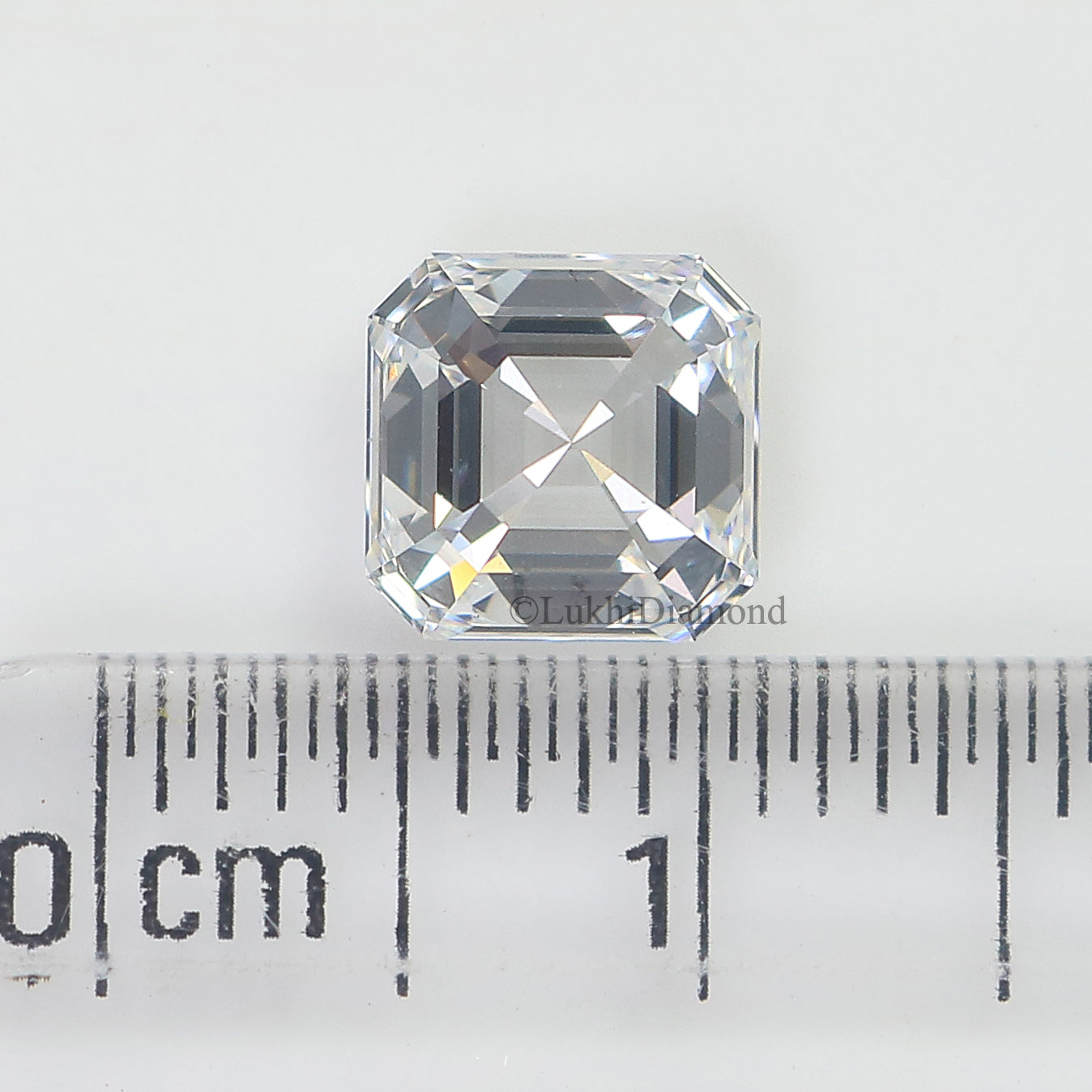 1.56 CT IGI Certified Square Emerald Cut Diamond White -D Color VVS2 Clarity Lab Grown Diamond Lab Created Emerald Diamond CVD Diamond L3246