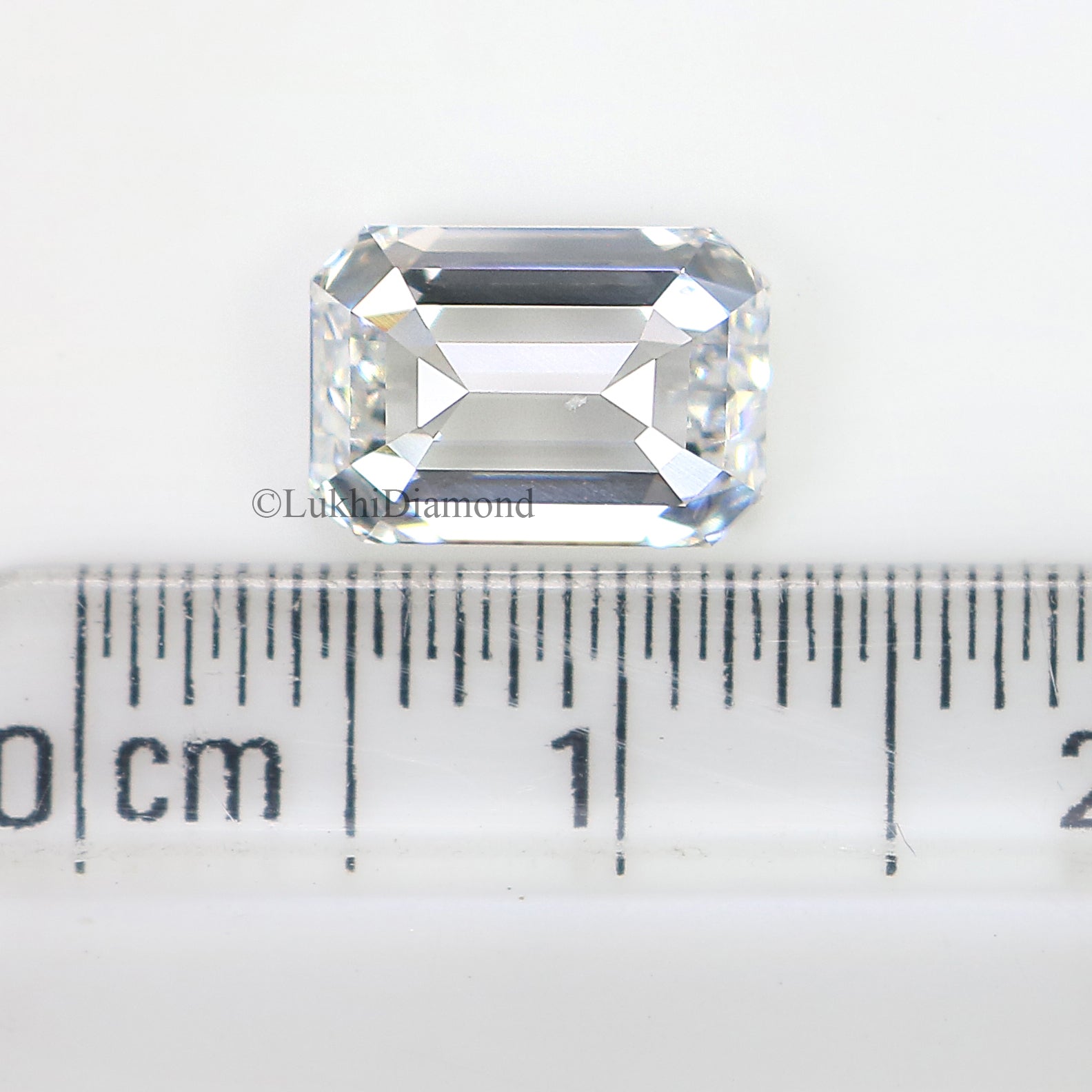 2.01 CT IGI Certified Emerald Cut Diamond White - D Color VVS2 Clarity Lab Grown Diamond Lab Created Emerald Diamond CVD Diamond L3221