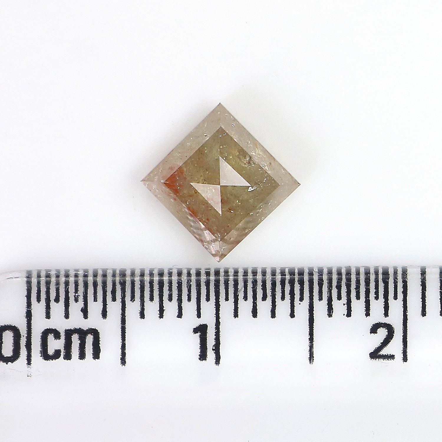 1.51 Ct Natural Loose Kite Shape Diamond Grey Color Kite Cut Diamond 8.55 MM Natural Loose Diamond Grey Kite Shape Rose Cut Diamond QL9612