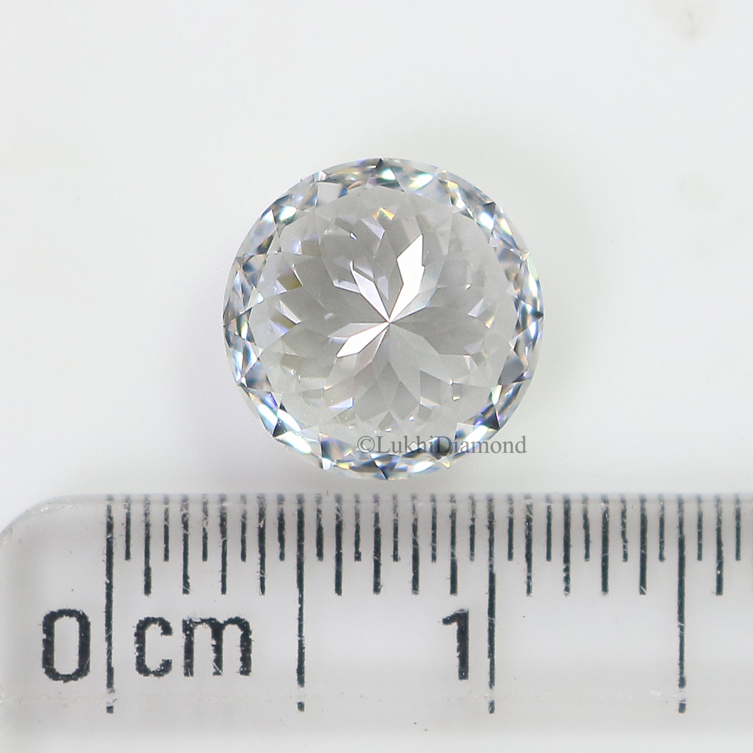 2.13 CT IGI Certified Round Portuguese Cut Diamond White - E Color VVS2 Clarity Lab Grown Lab Created Round Modified Cut CVD Diamond L3251