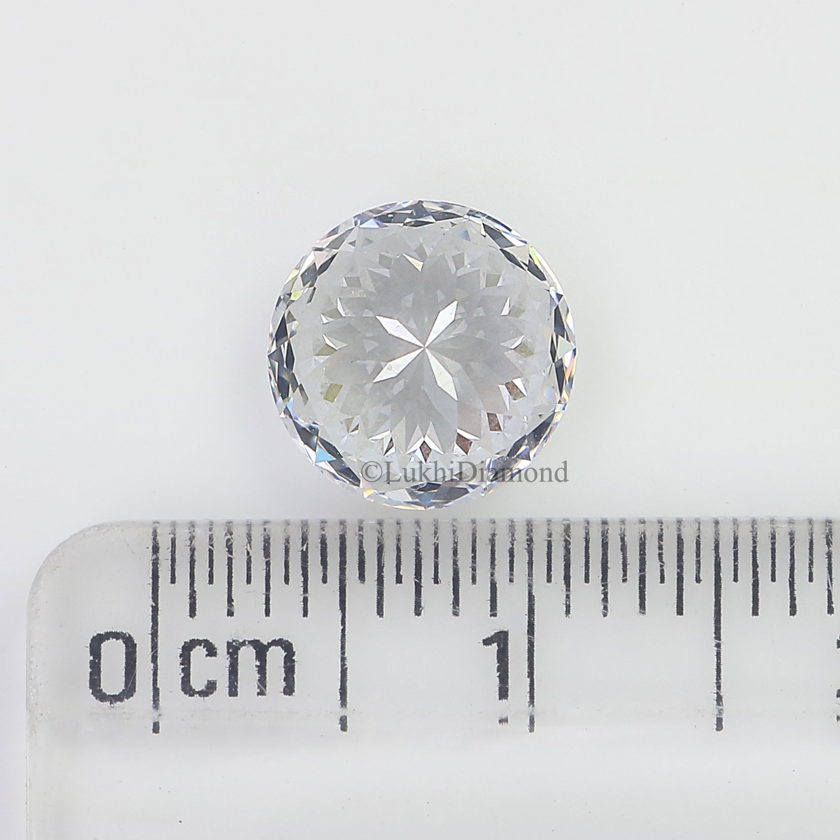 1.93 CT IGI Certified Round Portuguese Cut Diamond White - D Color VVS2 Clarity Lab Grown Lab Created Round Modified Cut CVD Diamond L3242