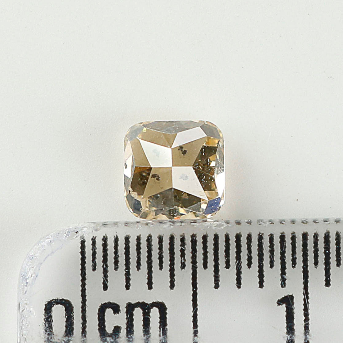 0.67 Ct Natural Loose Cushion Shape Diamond Brown Color Cushion Cut Diamond 4.50 MM Natural Brown Color Cushion Brilliant Cut Diamond LQ5131