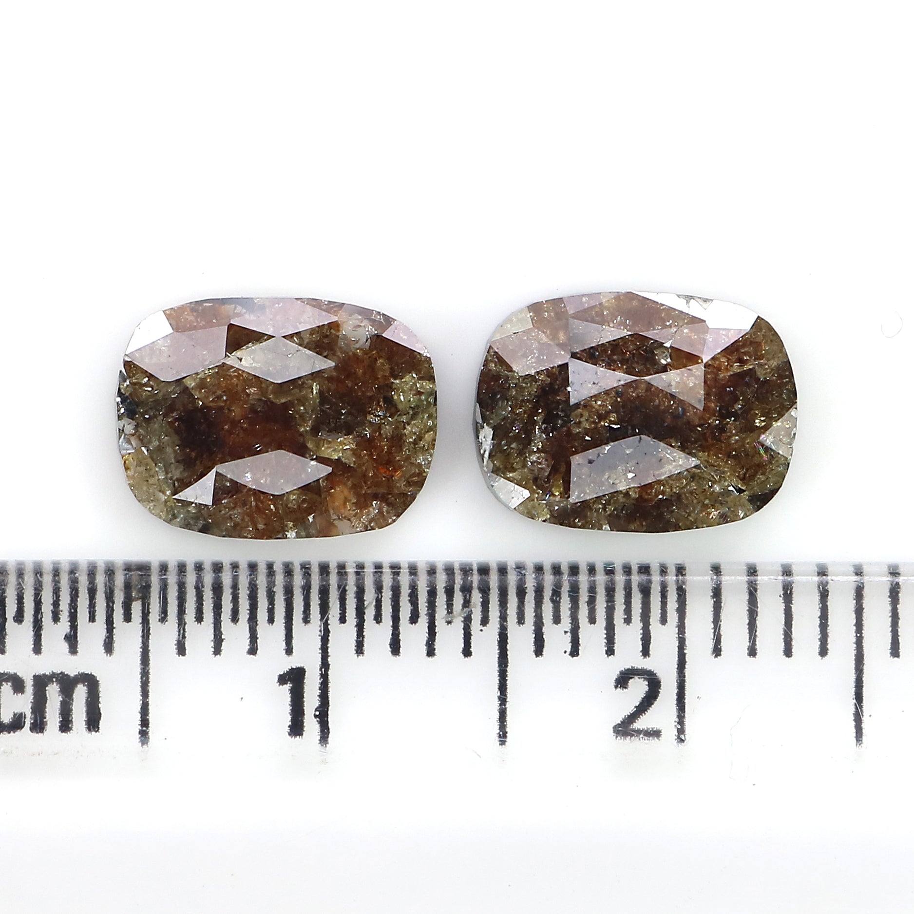 2.77 CT Natural Loose Oval Shape Pair Diamond Brown Color Diamond 9.10 MM Natural Loose Diamond Oval Cut Diamond Oval Pair Diamond LQ3162