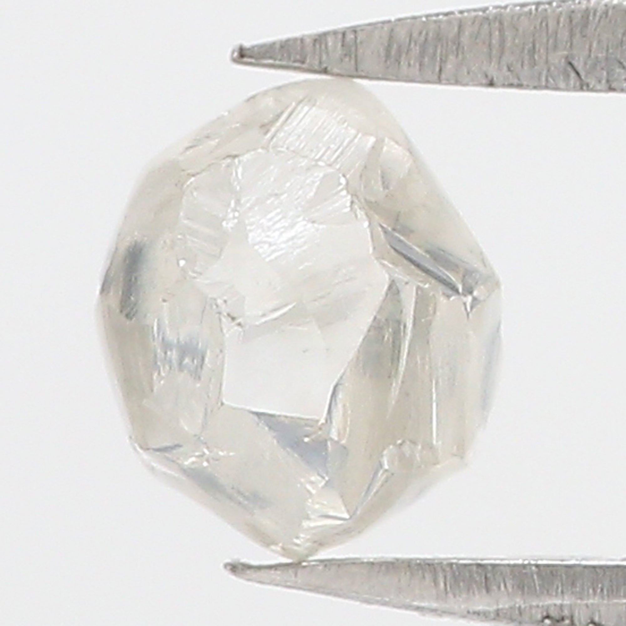 1.04 CT Natural Loose Rough Shape Diamond Milky White Color Rough Diamond 5.70 MM Natural Loose Diamond Rough Irregular Cut Diamond QL3115