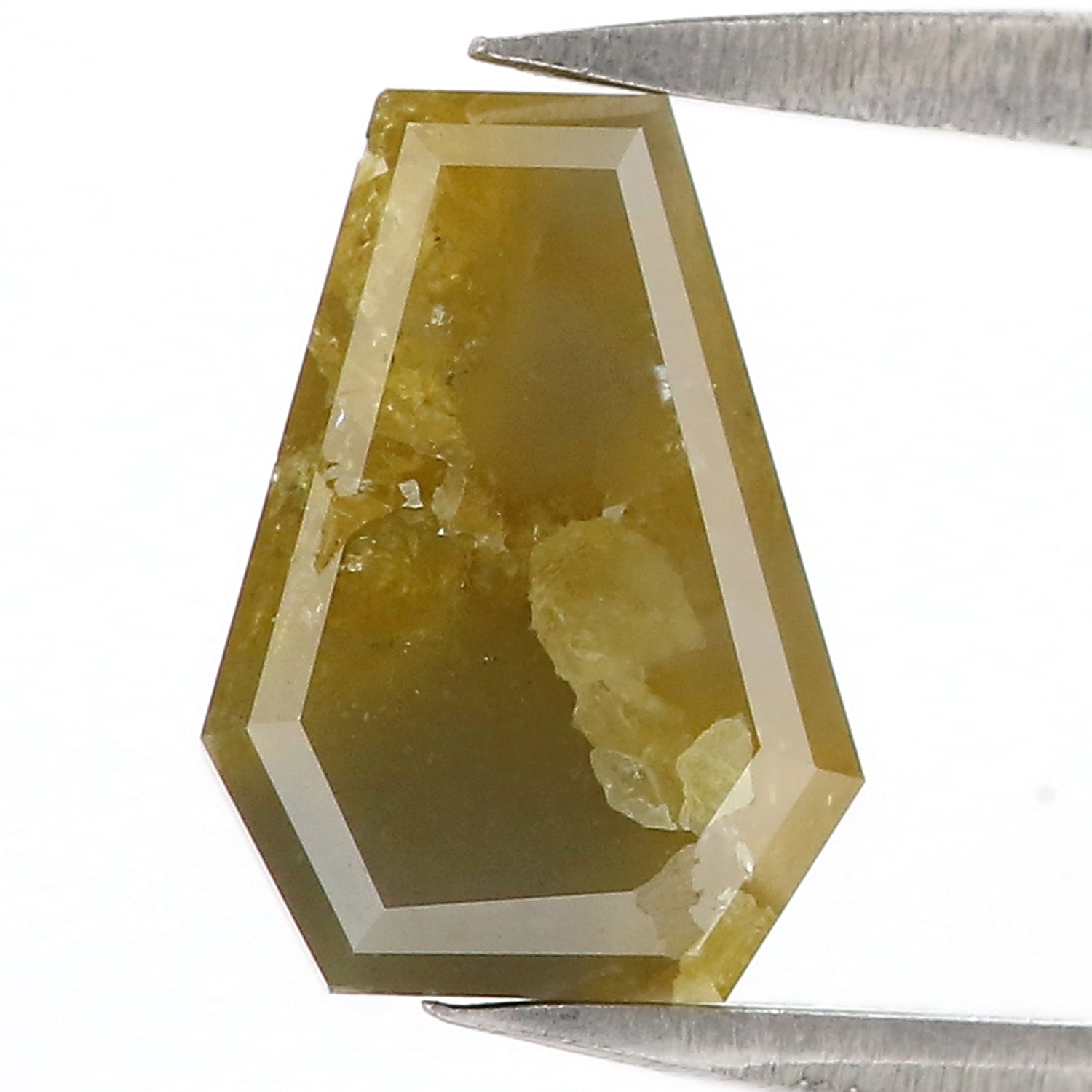 1.96 Ct Natural Loose Diamond, Coffin Cut Diamond, Yellow Diamond, Rustic Diamond, Antique Diamond, Real Diamond, Minimal Diamond KDL9586