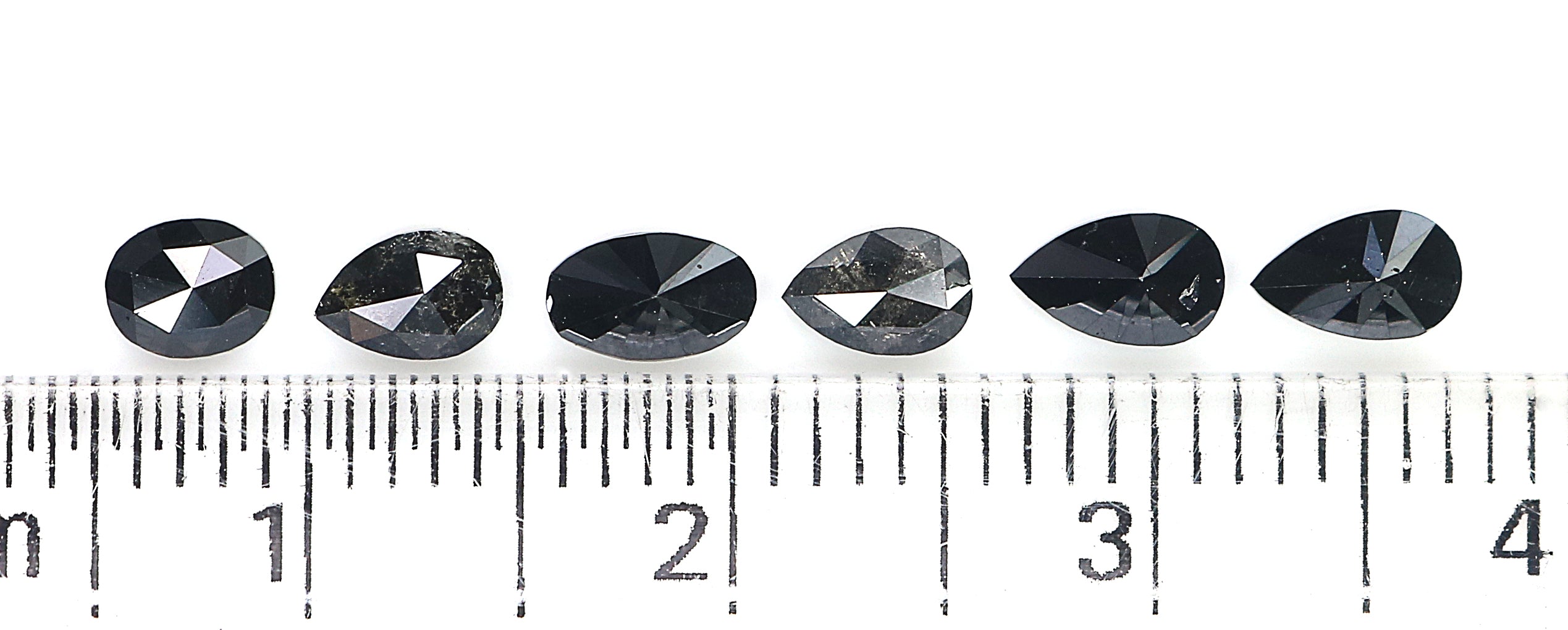 1.19 CT Natural Loose Mix Shape Diamond Black Color Mix Shape Diamond 4.00 MM Natural Loose Black Color Mix Shape Rose Cut Diamond LQ9126