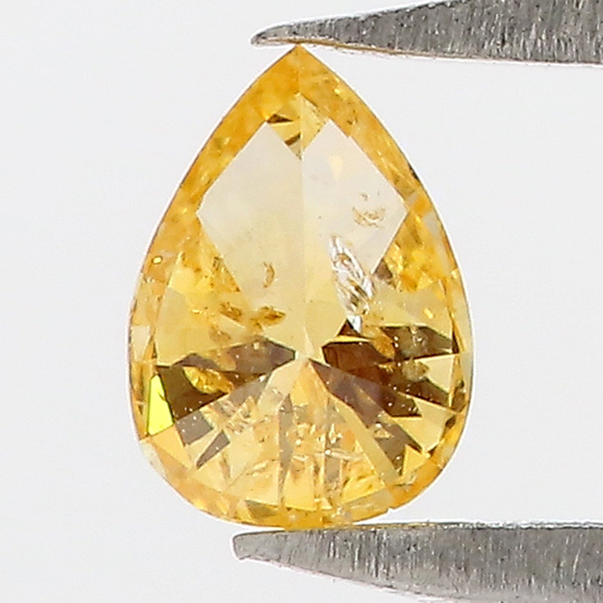 0.20 Ct Natural Loose Pear Shape Diamond Orange Color Pear Cut Diamond 4.50 MM Natural Loose Orange Color Pear Brilliant Cut Diamond QL5669