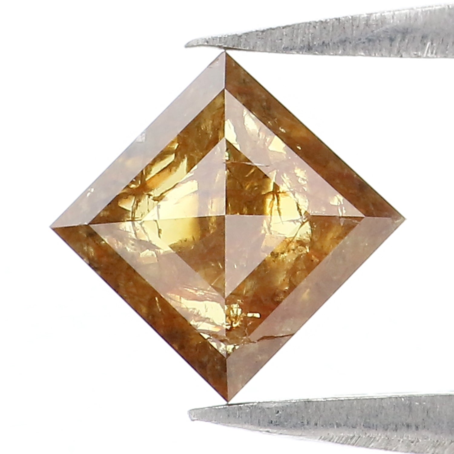 Natural Loose Kite Diamond, Brown Color Kite Cut Diamond, Natural Loose Diamond, Kite Rose Cut Diamond, 0.66 CT Kite Shape Diamond L311