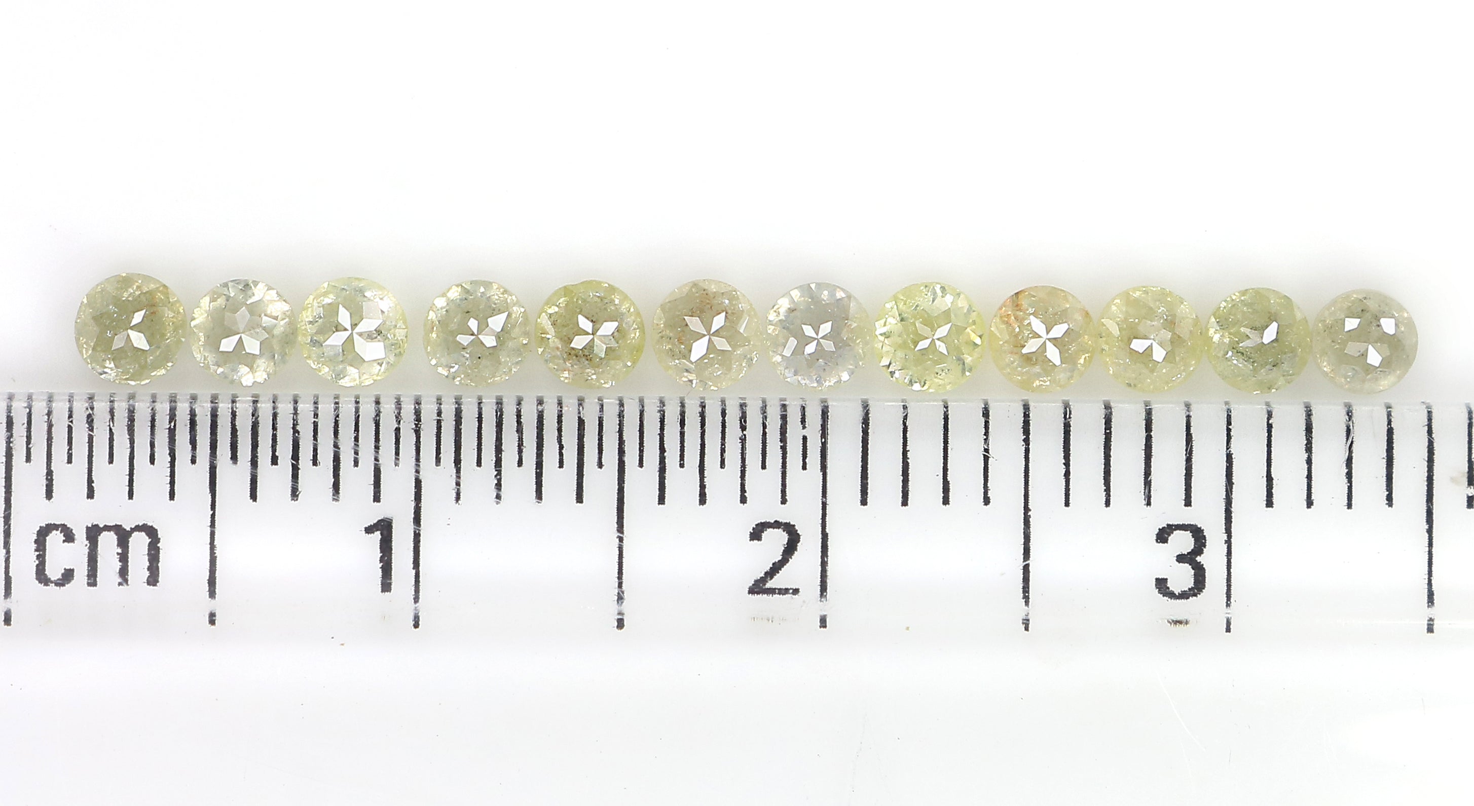 1.31 CT Natural Loose Round Rose Cut Diamond Light Yellow Color Round Shape Diamond 2.70 MM Natural Yellow Round Rose Cut Diamond LQ5628