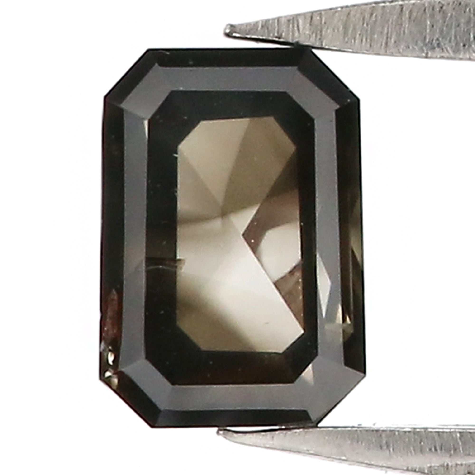 0.68 Ct Natural Loose Emerald Cut Diamond Brown Color Emerald Diamond 5.90 MM Natural Loose Diamond Brown Color Emerald Cut Diamond QL8902