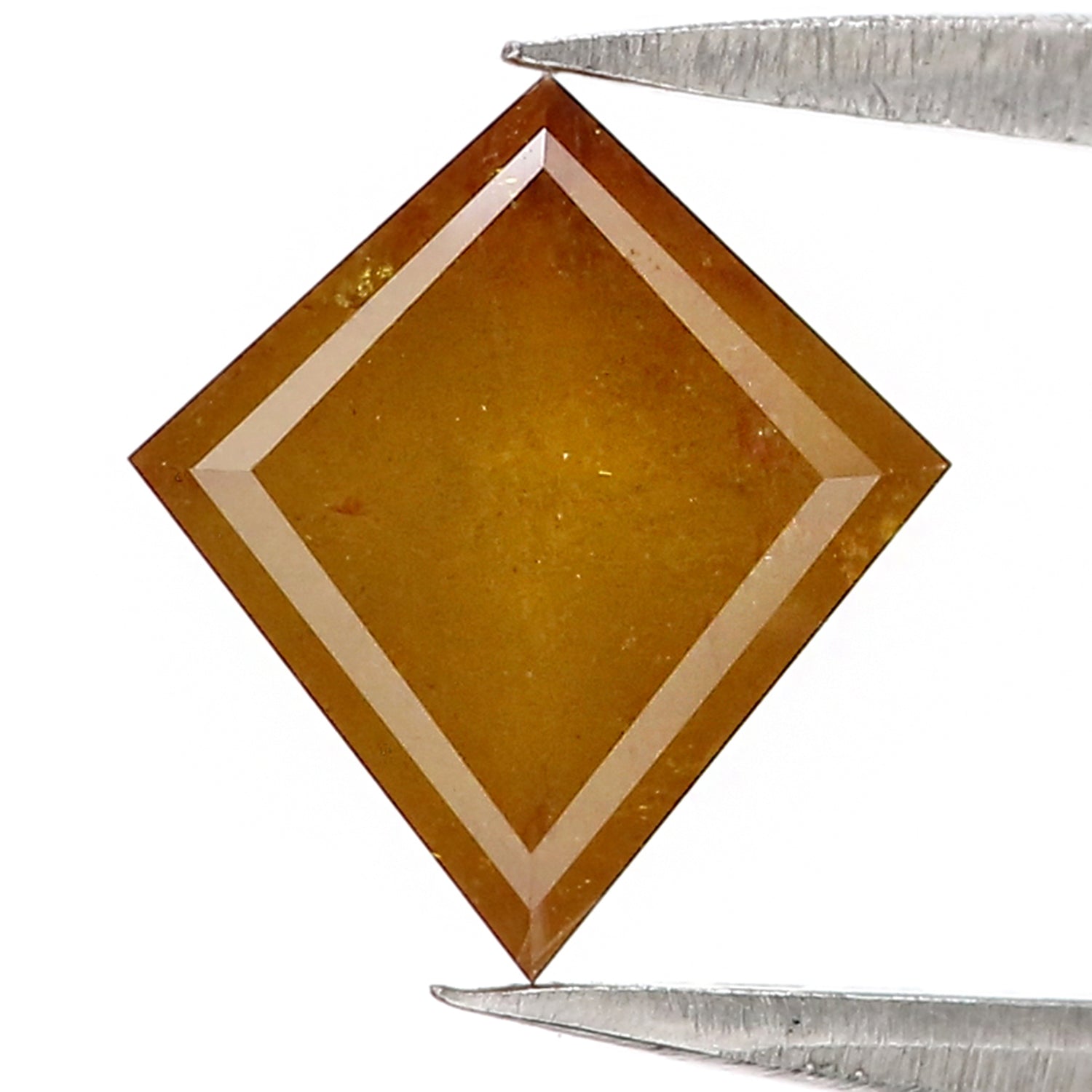 1.74 Ct Natural Loose Kite Shape Diamond Yellow Brown Color Kite Diamond 9.00 MM Natural Yellow Brown Diamond Kite Rose Cut Diamond QK2184