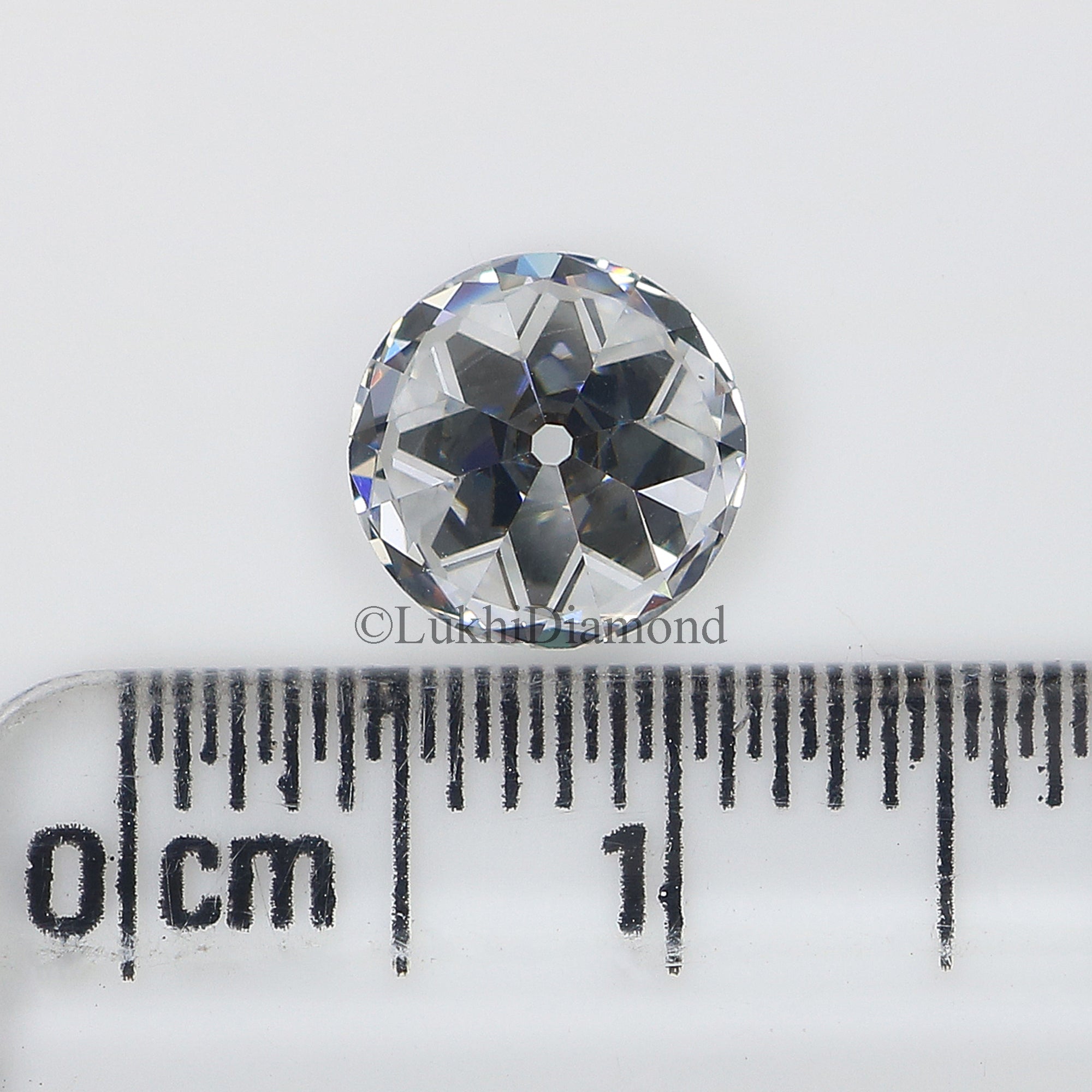 1.52 CT IGI Certified Old European Cut Diamond White - F Color VVS2 Clarity Lab Grown Diamond Lab Crated Round Old Cut CVD Diamond Q179