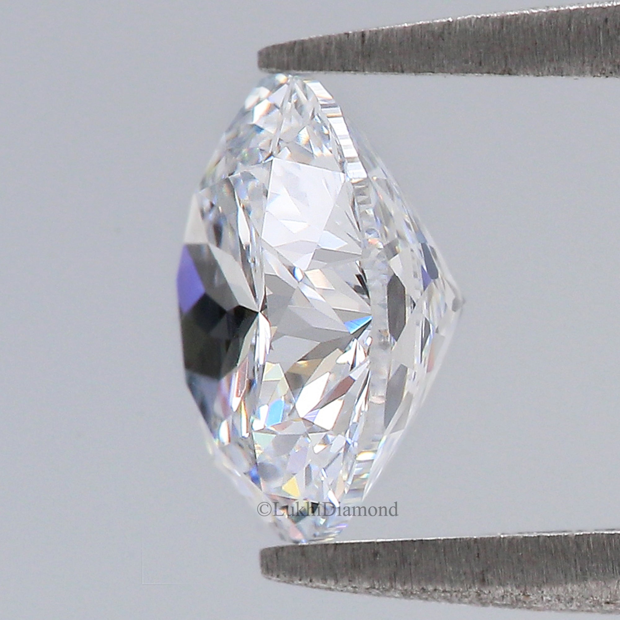 2.14 CT IGI Certified Round Portuguese Cut Diamond White - E Color VVS2 Clarity Lab Grown Lab Created Round Mixed Cut CVD Diamond L3256