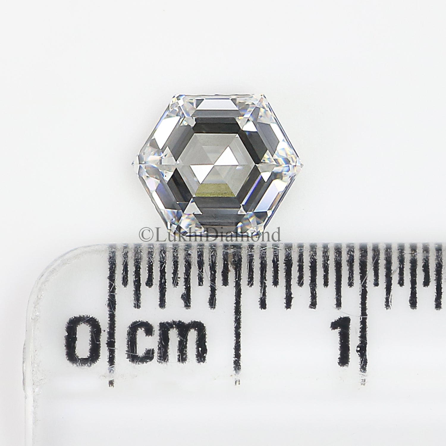 1.07 CT IGI Certified Hexagonal Step Cut Diamond White - D Color VVS2 Clarity Lab Grown Diamond Lab Created Diamond Hexagon CVD Diamond Q190