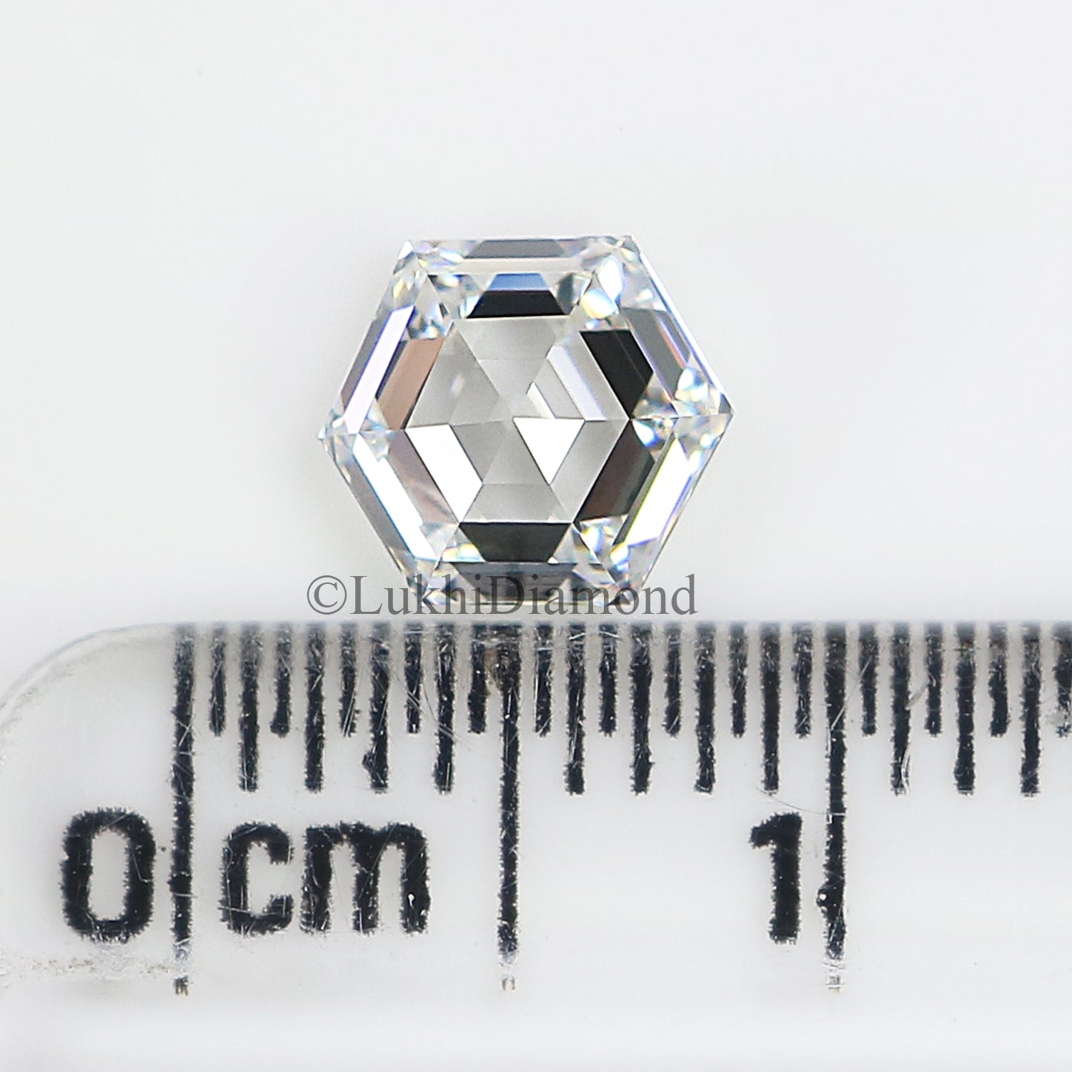 1.01 CT IGI Certified Hexagonal Step Cut Diamond White - D Color VVS2 Clarity Lab Grown Diamond Lab Created Diamond Hexagon CVD Diamond Q191