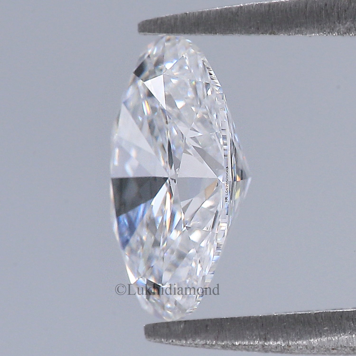 1.61 CT IGI Certified Oval Brilliant Cut Diamond White - D Color VS1 Clarity Lab Grown Diamond Lab Created Oval Diamond CVD Diamond L3258