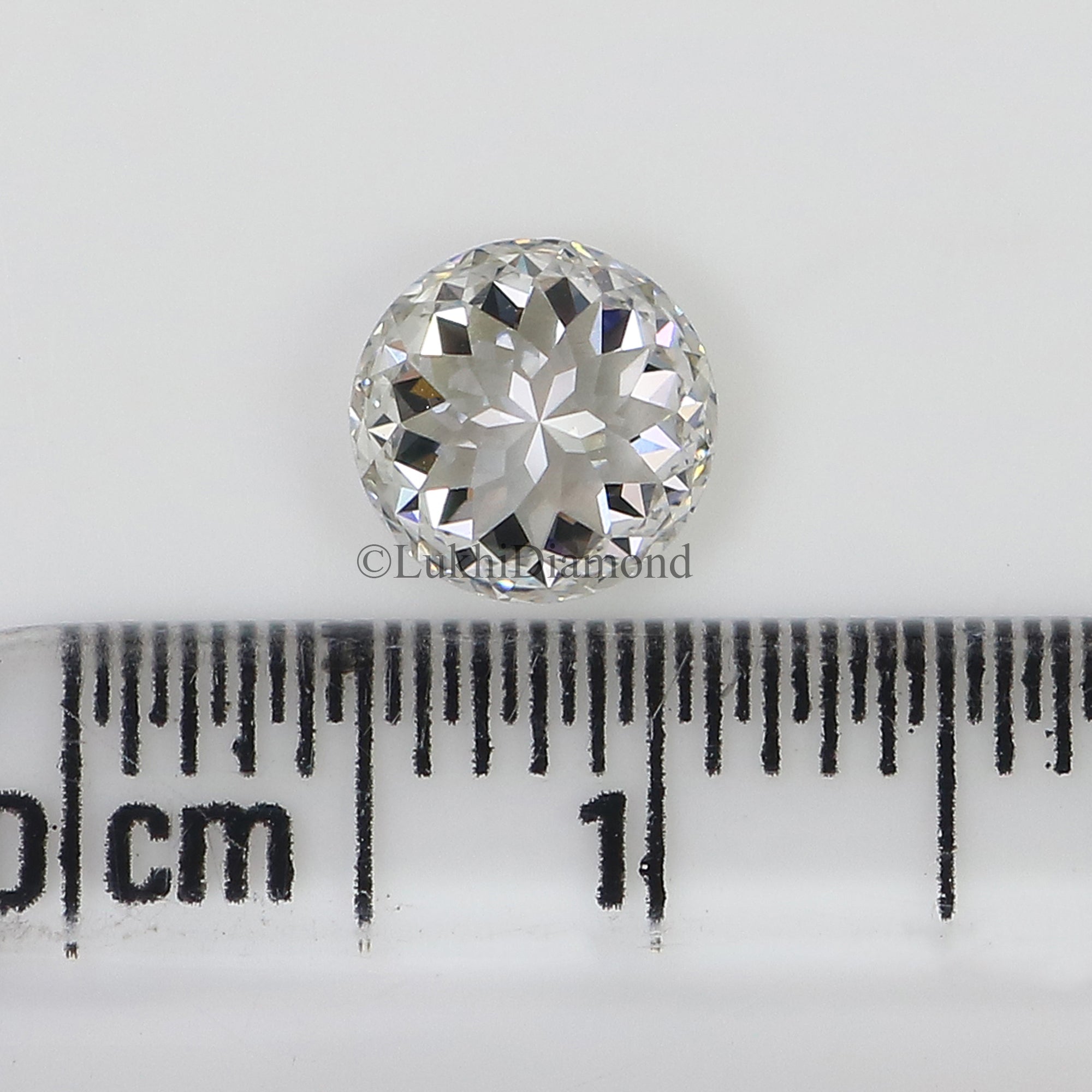 0.97 CT IGI Certified Round Portuguese Cut Diamond White - G Color VS1 Clarity Lab Grown Diamond Lab Created Loose Round CVD Diamond Q183