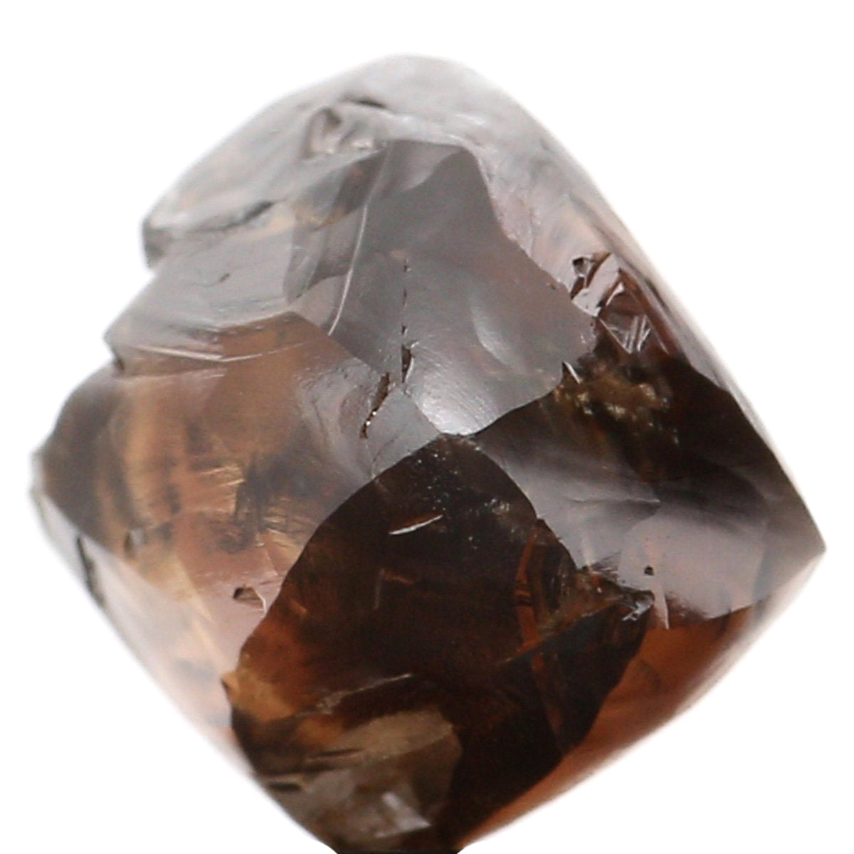 2.56 CT Natural Loose Rough Shape Diamond Brown Color Rough Cut Diamond 6.80 MM Natural Brown Color Rough Irregular Cut Diamond QLB6307