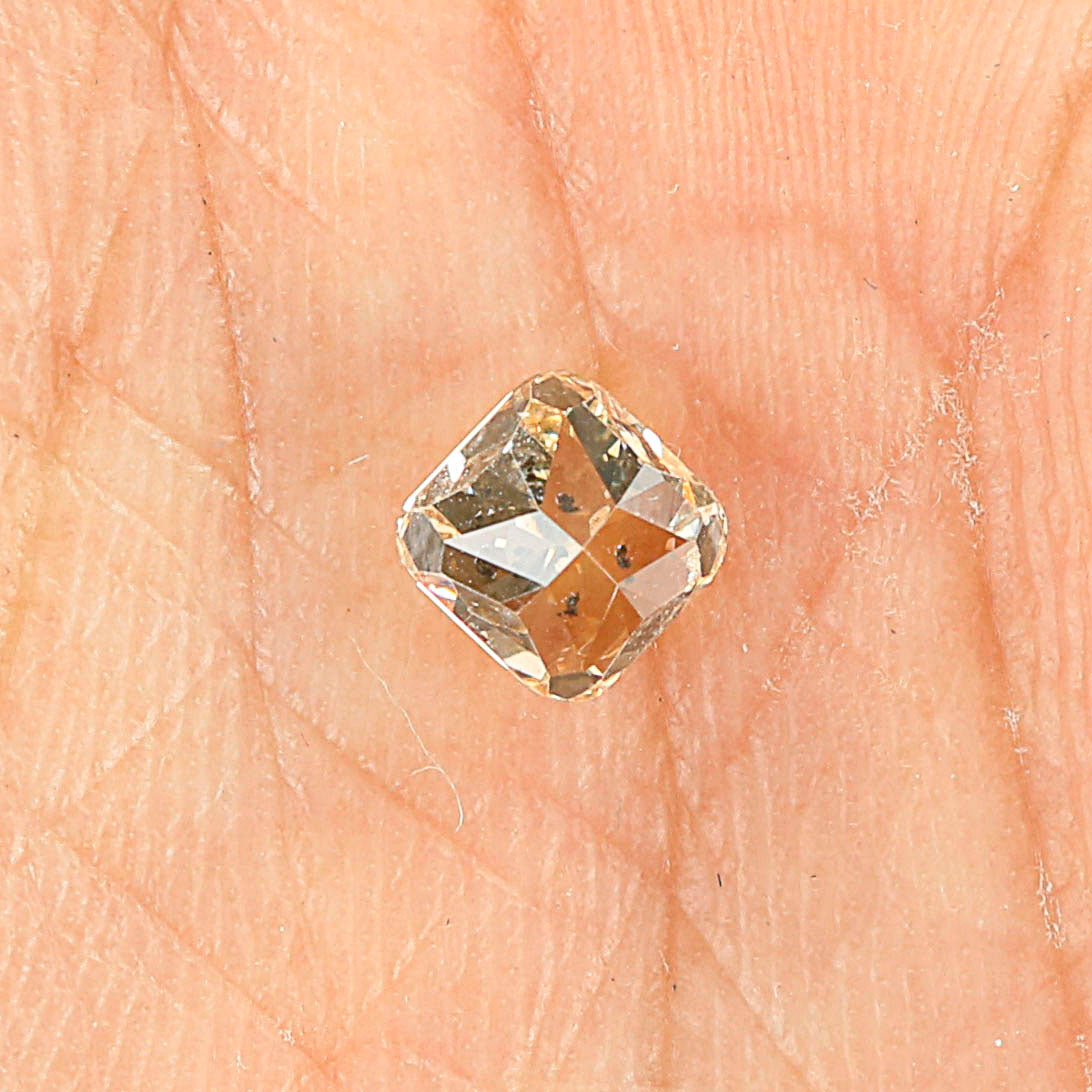 0.67 Ct Natural Loose Cushion Shape Diamond Brown Color Cushion Cut Diamond 4.50 MM Natural Brown Color Cushion Brilliant Cut Diamond LQ5131