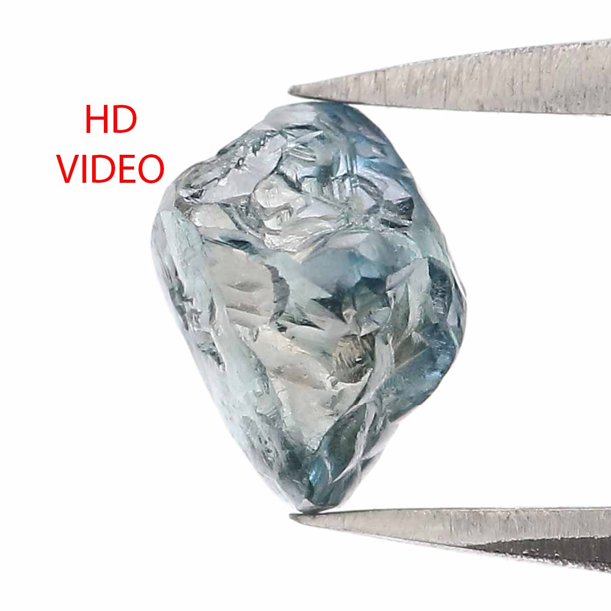 7.25 Ct,Natural Big Rough Diamond,Sky Blue Rough,Uncut Raw Diamond,Blue  Diamond