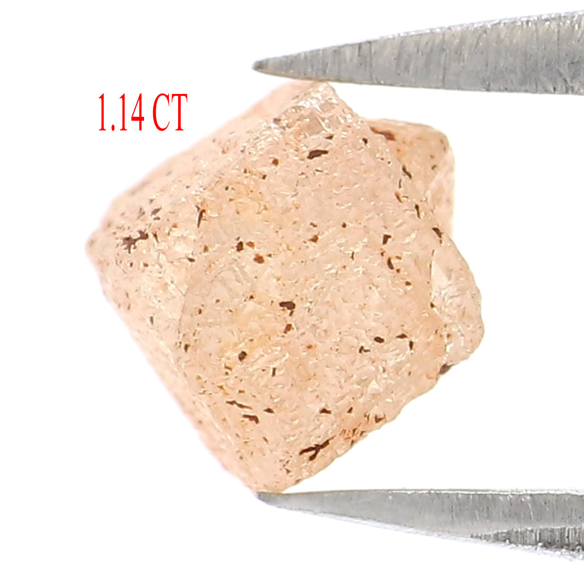 1.14 CT Natural Loose Rough Shape Diamond Brown Color Rough Cut Diamond 5.10 MM Natural Loose Grey Color Rough Irregular Cut Diamond KQ1259