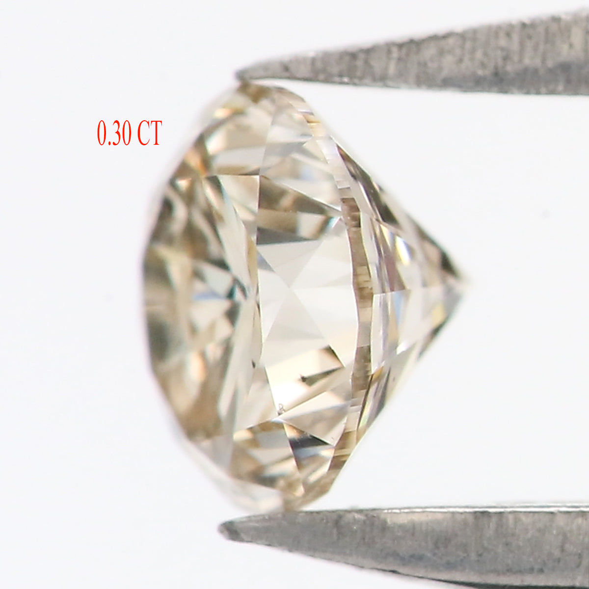 0.30 CT Natural Loose Round Shape Diamond Brown Color Round Cut Diamond 4.10 MM Natural Loose Brown Color Round Brilliant Cut Diamond LQ2173