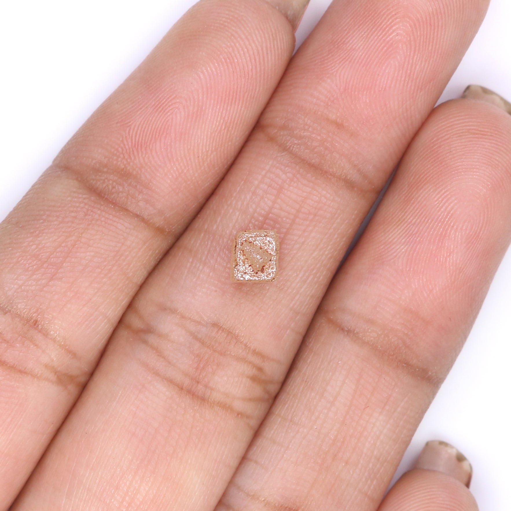 1.14 CT Natural Loose Rough Shape Diamond Brown Color Rough Cut Diamond 5.10 MM Natural Loose Grey Color Rough Irregular Cut Diamond KQ1259