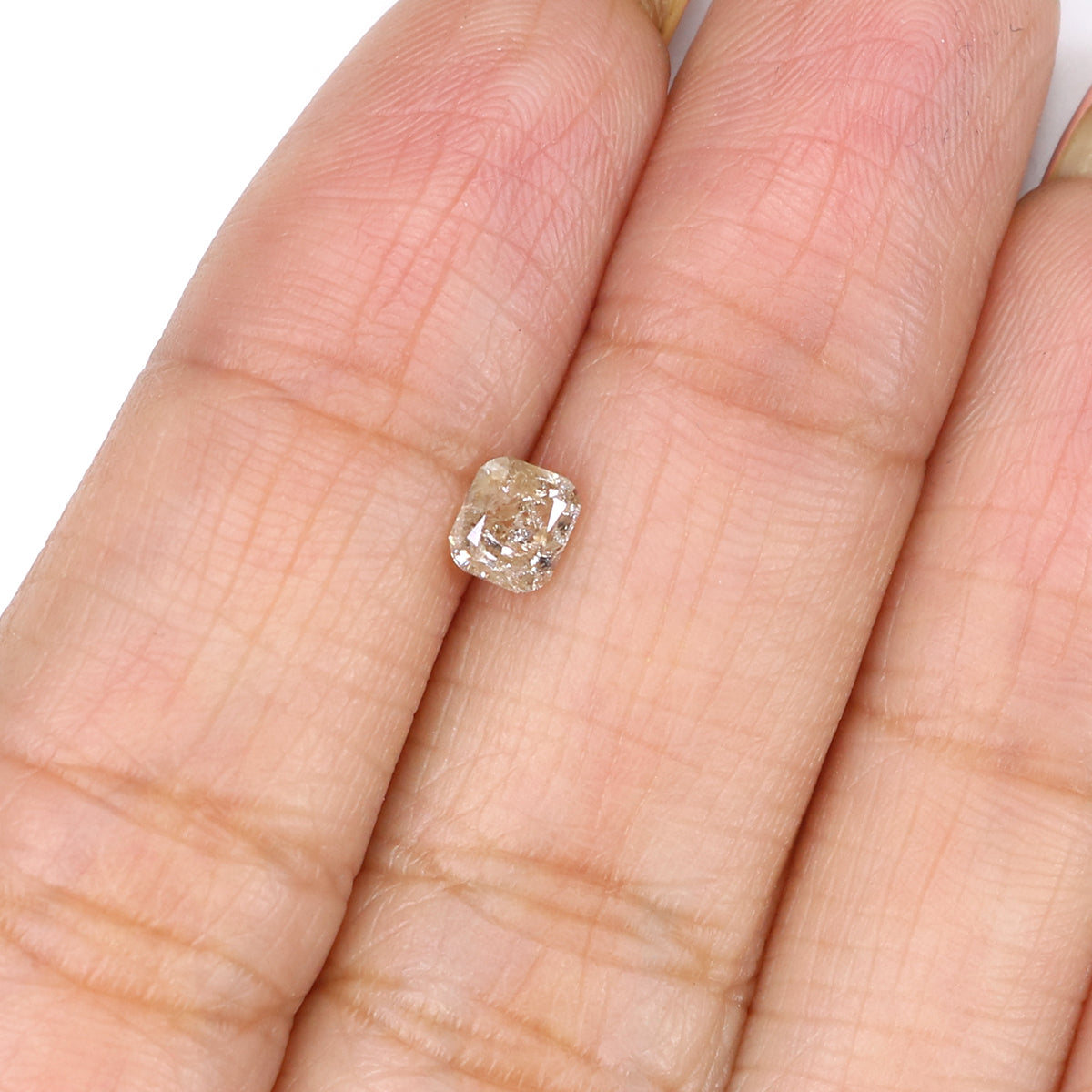 0.53 CT Natural Loose Cushion Shape Diamond Grey Color Cushion Cut Diamond 4.50 MM Natural Yellow Color Cushion Brilliant Cut Diamond LQ7447