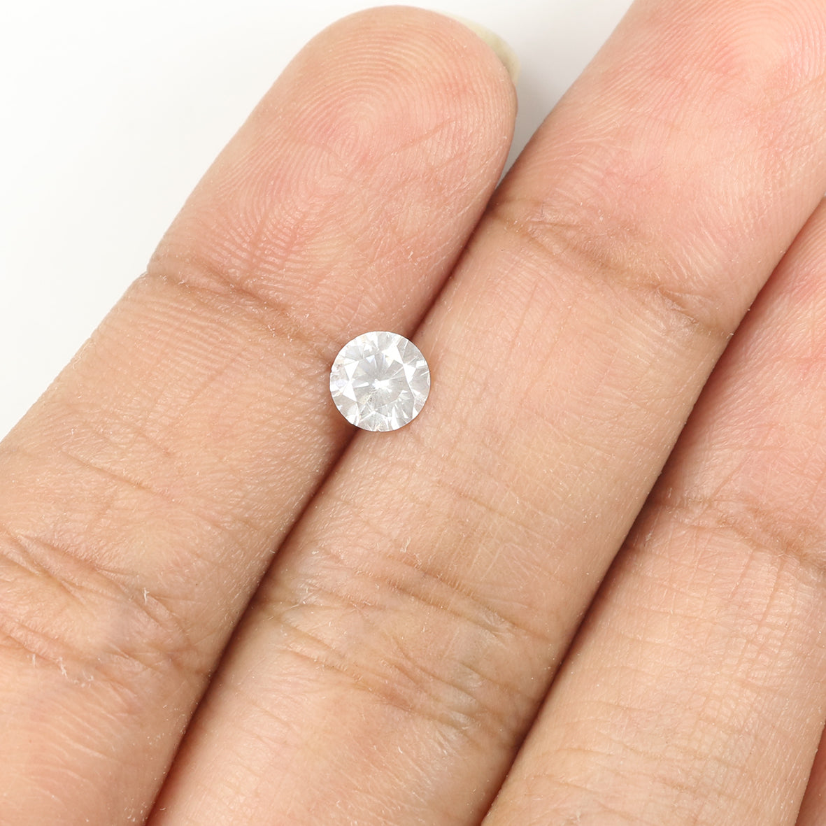 Natural Loose Round Brilliant Cut Diamond White-G Color 0.57 CT 5.30 MM Shape Brilliant Cut Diamond L1981