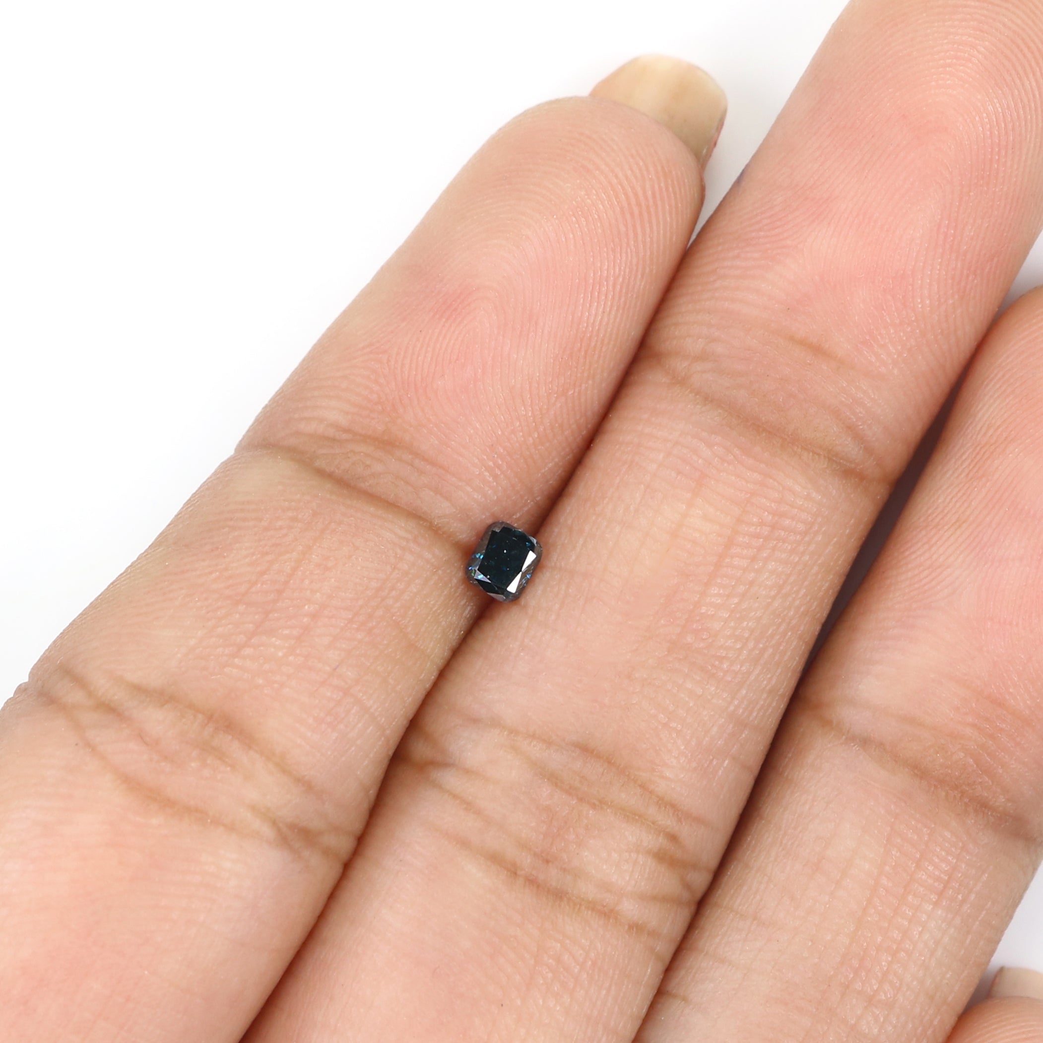 0.16 CT Natural Loose Cushion Shape Diamond Blue Color Cushion Cut Diamond 3.10 MM Natural Blue Color Cushion Brilliant Cut Diamond LQ5799