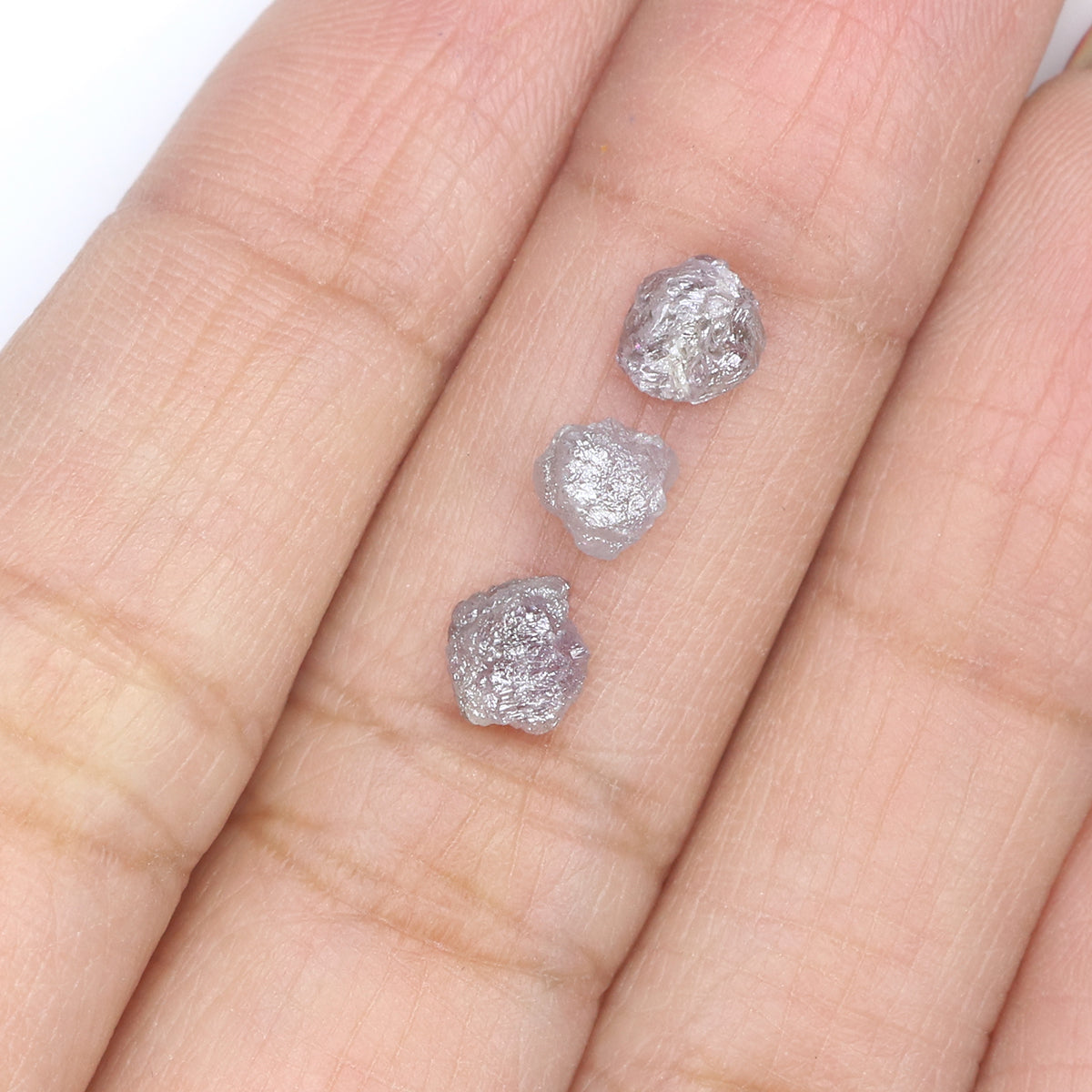 1.90 CT Natural Loose Rough Shape Diamond Grey Color Rough Cut Diamond 4.70 MM Natural Loose Grey Color Rough Irregular Cut Diamond LQ9883