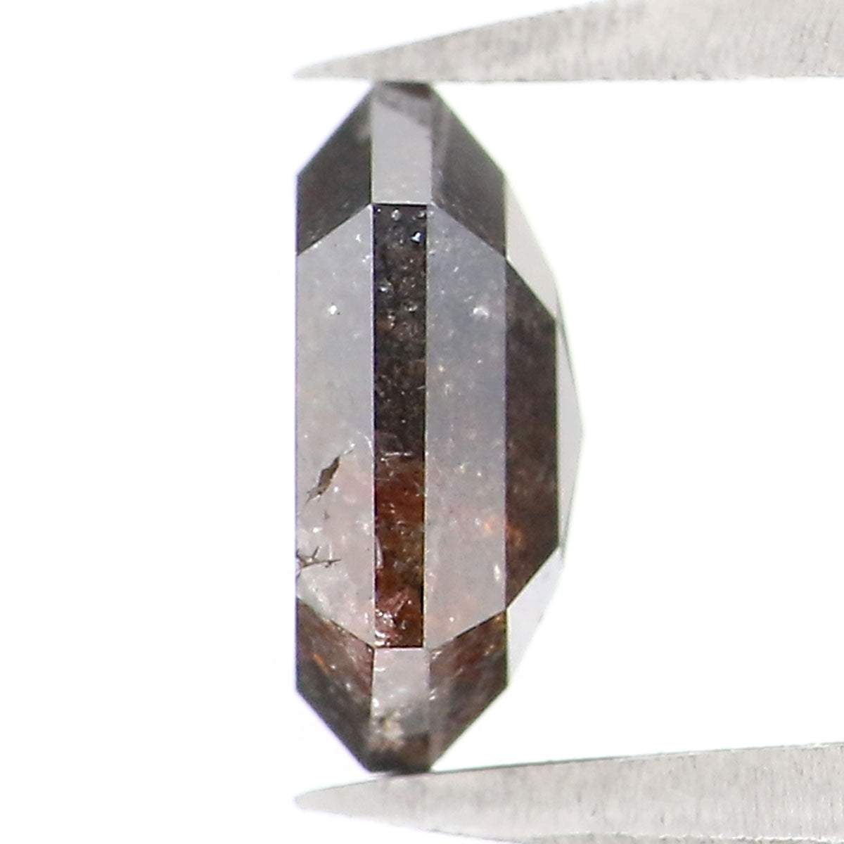 1.12 CT Natural Loose Hexagon Shape Diamond Brown Color Hexagon Cut Diamond 7.10 MM Natural Brown Diamond Hexagon Rose Cut Diamond LQ2416