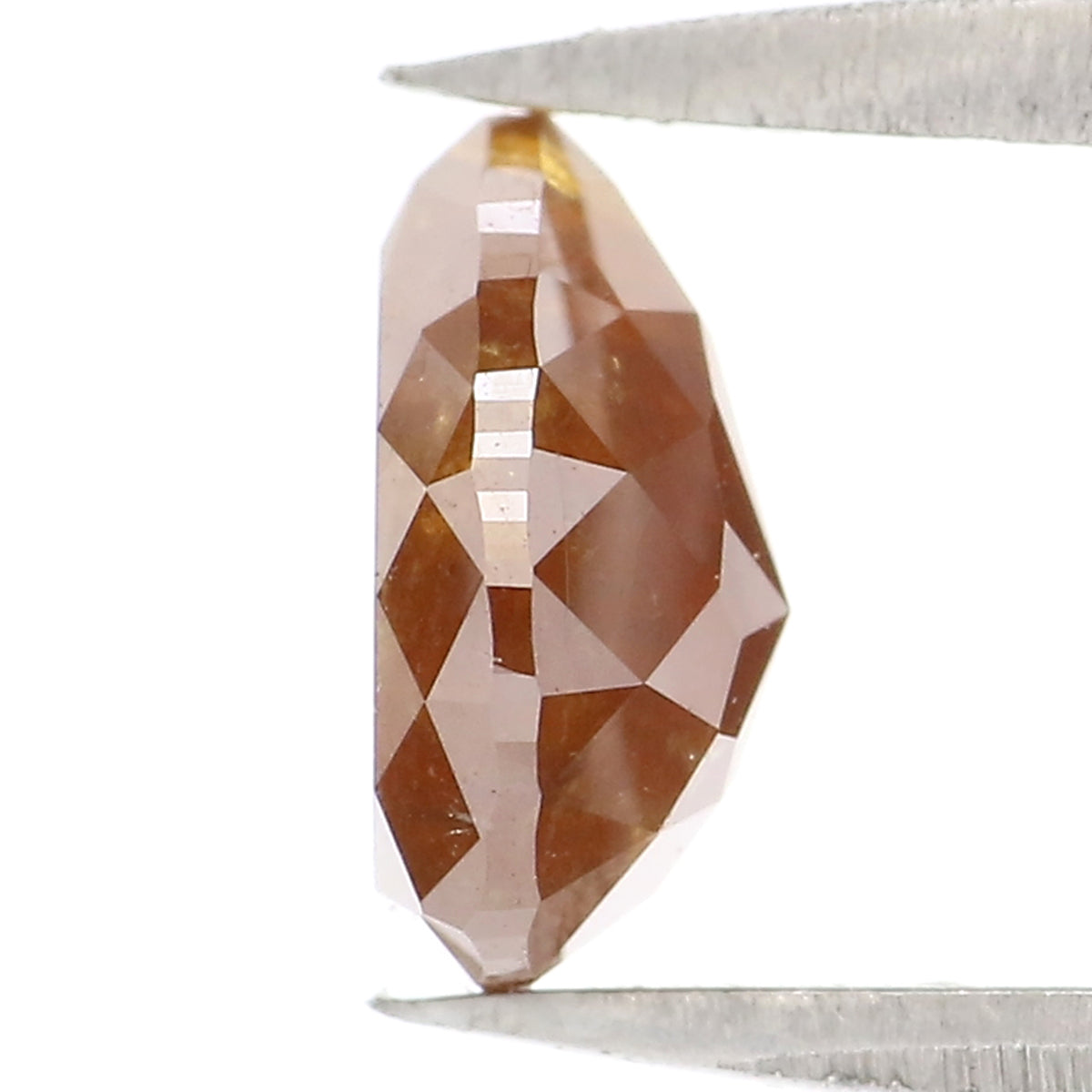 1.22 CT Natural Loose Pear Shape Diamond Brown Color Pear Cut Diamond 7.40 MM Natural Loose Brown Color Diamond Pear Rose Cut Diamond LQ9417