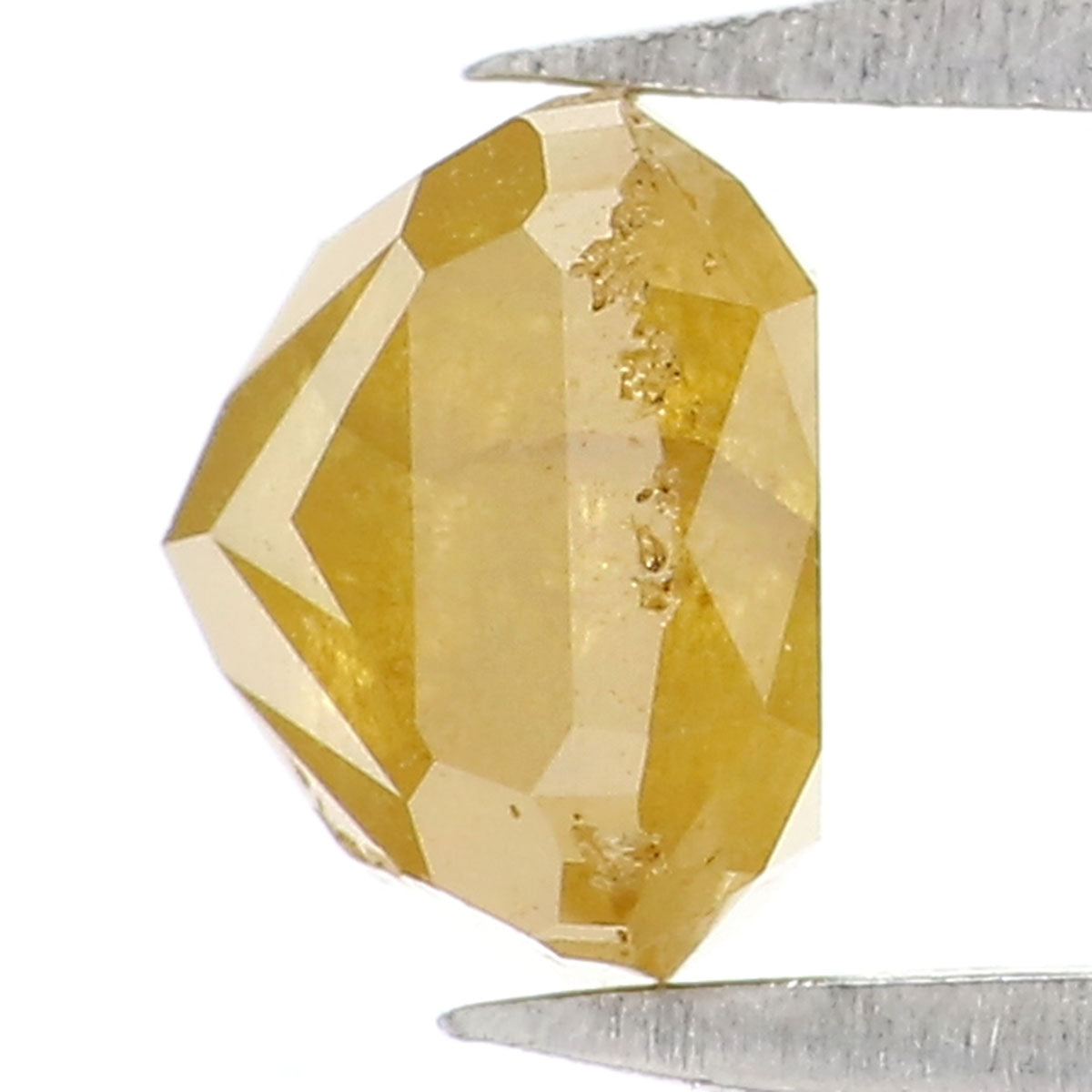 0.94 CT Natural Loose Cushion Shape Diamond Yellow Color Cushion Diamond 5.30 MM Natural Yellow Color Cushion Brilliant Cut Diamond LQ7242