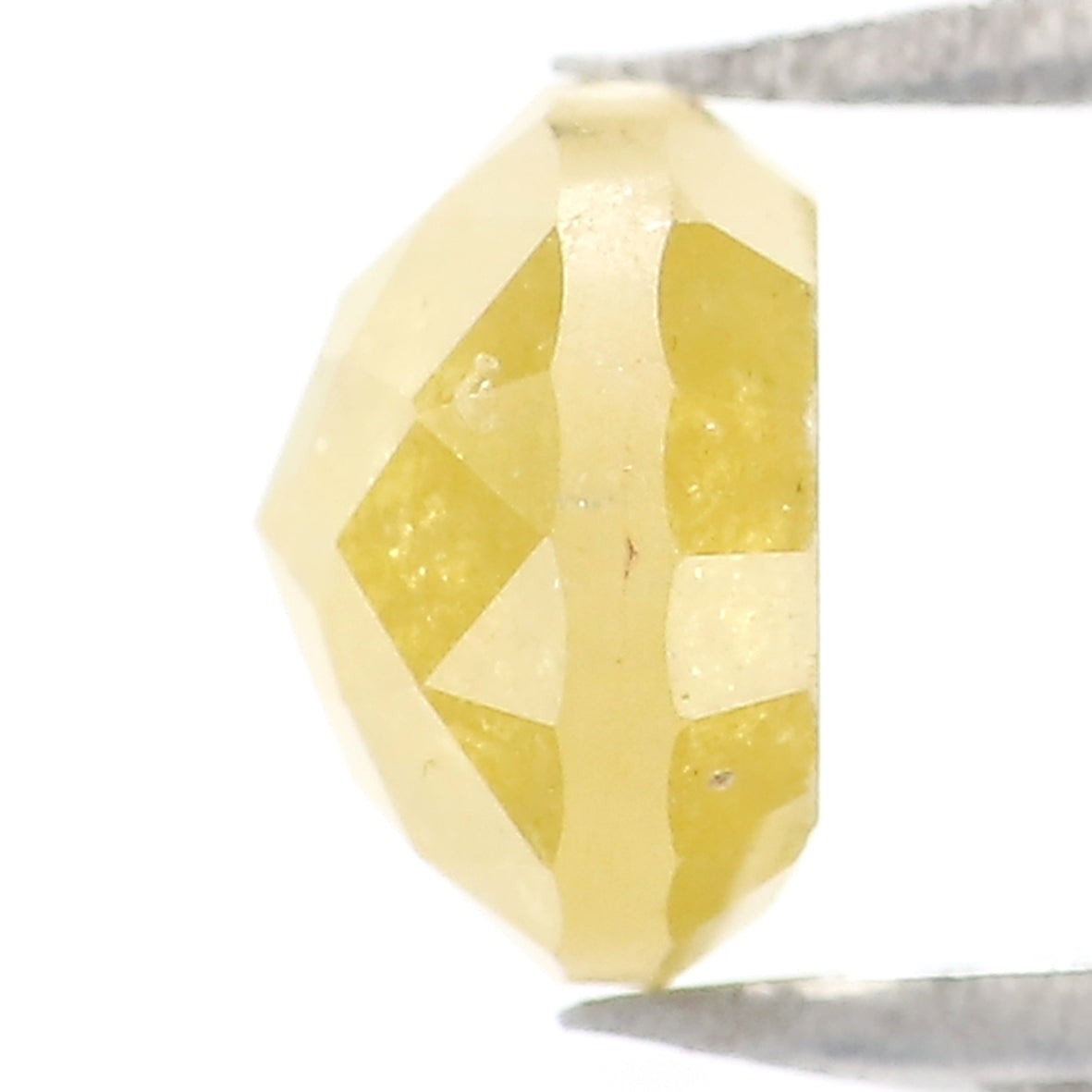 1.10 CT Natural Loose Round Rose Cut Diamond Yellow Color Round Shape Diamond 5.80 MM Natural Yellow Color Round Rose Cut Diamond LQ8369