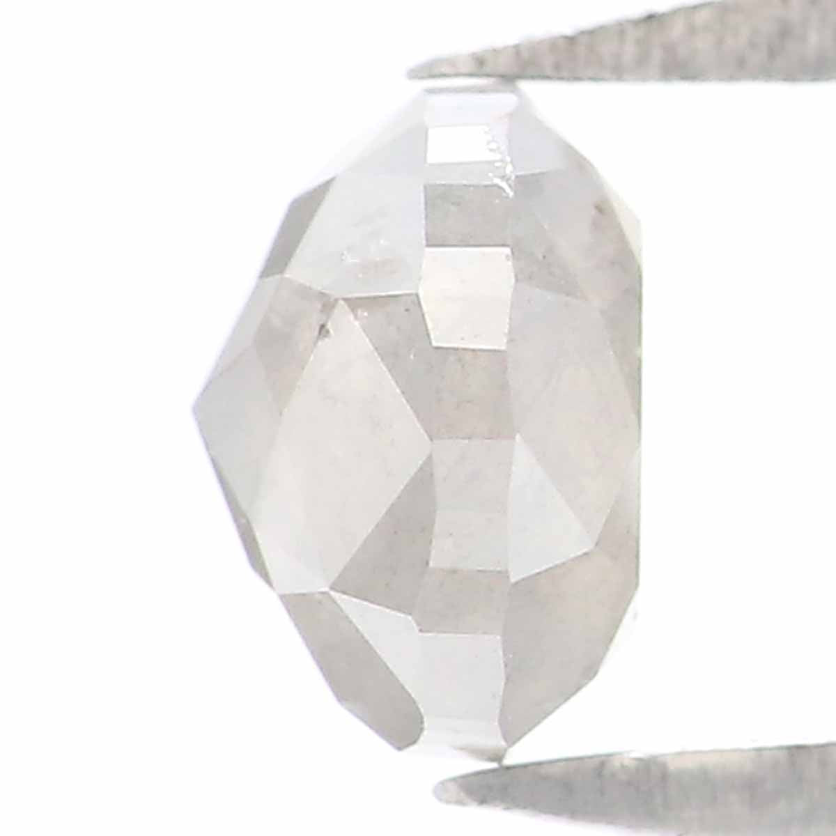 0.52 CT Natural Loose Cushion Shape Diamond Grey Color Cushion Cut Diamond 4.60 MM Natural Loose Grey Color Cushion Rose Cut Diamond LQ5087